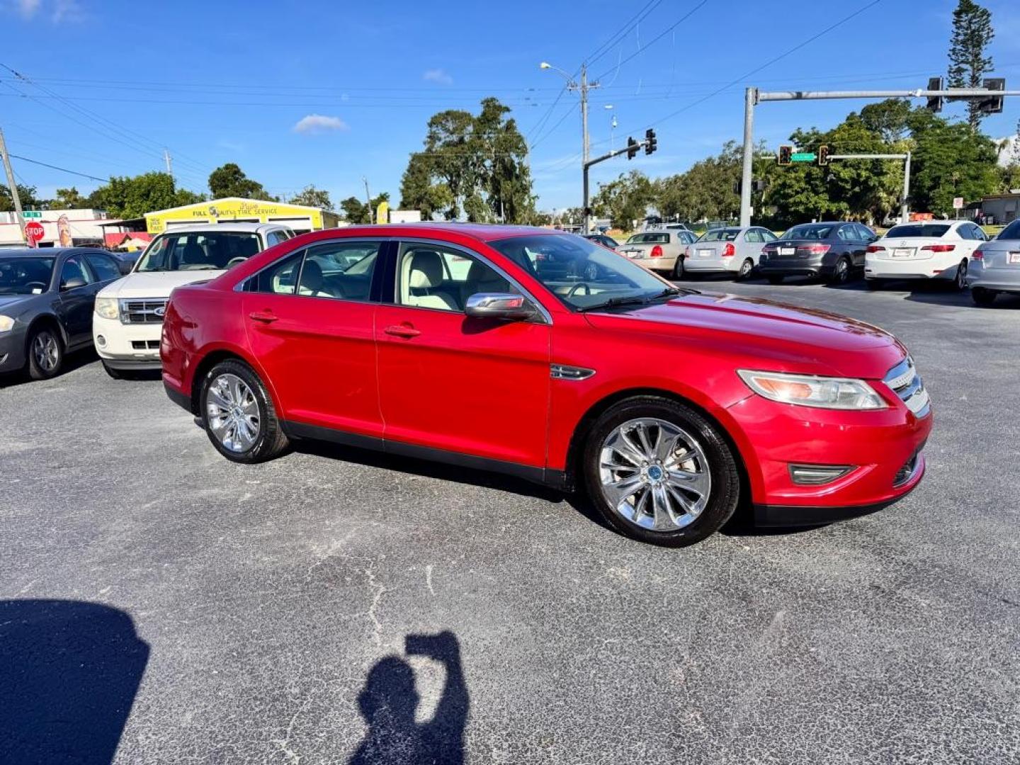 2011 RED FORD TAURUS LIMITED (1FAHP2FW1BG) with an 3.5L engine, Automatic transmission, located at 2929 9th St. West, Bradenton, 34205, (941) 242-2810, 27.473591, -82.570679 - Thanks for inquring into DriveNation USA! All vehicles listed can be viewed at www.drivenationusa.com for vehicle history reports and additonal info. We cannot quote any terms such as down payments or monthly payments without an application. You can apply directly at www.drivenationusa.com or by con - Photo#2