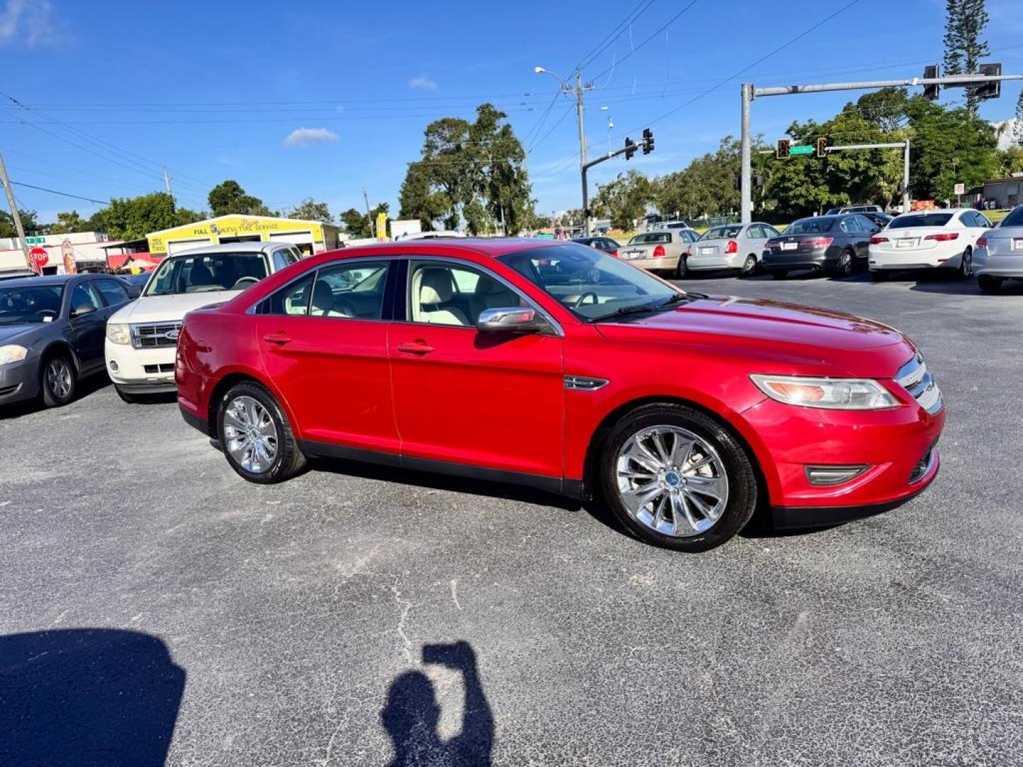 2011 RED FORD TAURUS LIMITED (1FAHP2FW1BG) with an 3.5L engine, Automatic transmission, located at 2929 9th St. West, Bradenton, 34205, (941) 242-2810, 27.473591, -82.570679 - Thanks for inquring into DriveNation USA! All vehicles listed can be viewed at www.drivenationusa.com for vehicle history reports and additonal info. We cannot quote any terms such as down payments or monthly payments without an application. You can apply directly at www.drivenationusa.com or by con - Photo#3