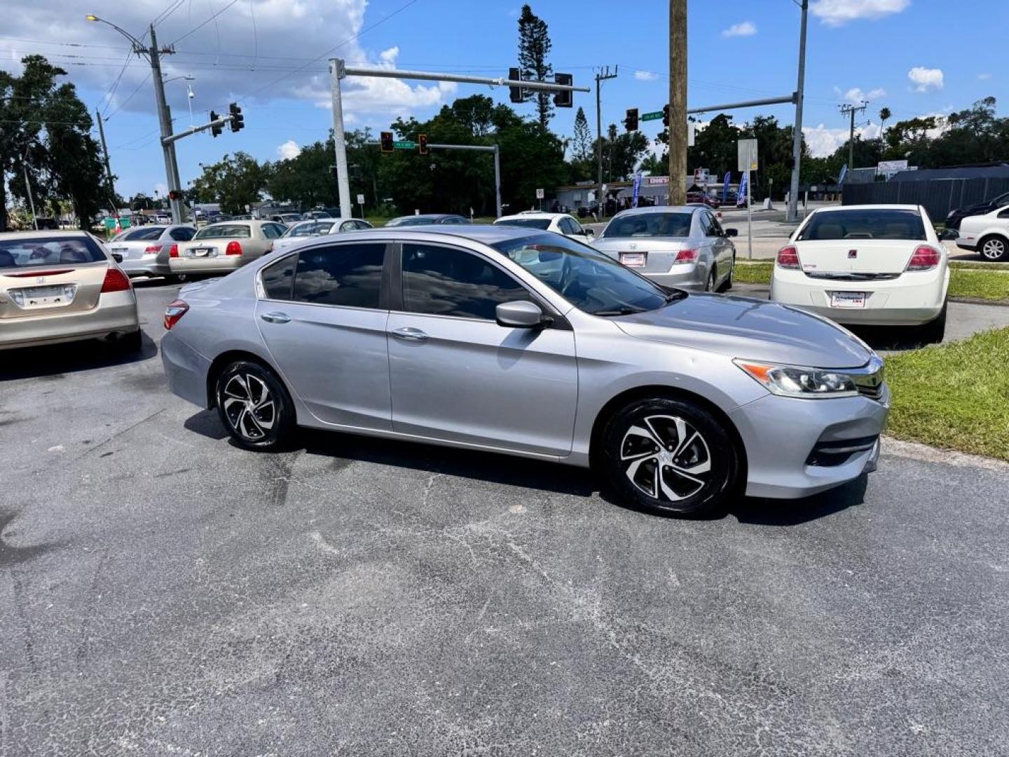 2017 GRAY HONDA ACCORD LX (1HGCR2F30HA) with an 2.4L engine, Continuously Variable transmission, located at 2929 9th St. West, Bradenton, 34205, (941) 242-2810, 27.473591, -82.570679 - Thanks for inquring into DriveNation USA! All vehicles listed can be viewed at www.drivenationusa.com for vehicle history reports and additonal info. We cannot quote any terms such as down payments or monthly payments without an application. You can apply directly at www.drivenationusa.com or by con - Photo#0
