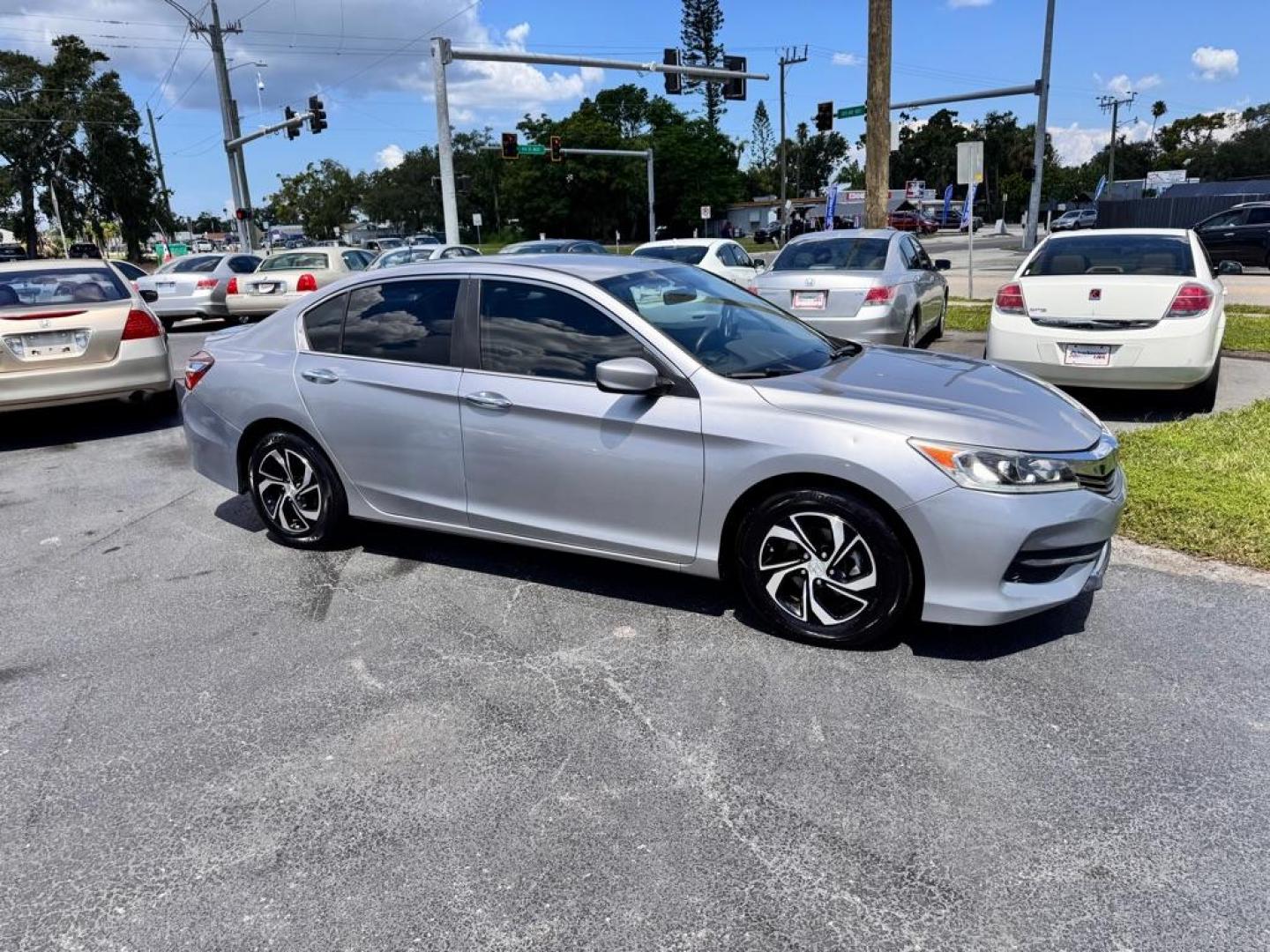 2017 GRAY HONDA ACCORD LX (1HGCR2F30HA) with an 2.4L engine, Continuously Variable transmission, located at 2929 9th St. West, Bradenton, 34205, (941) 242-2810, 27.473591, -82.570679 - Thanks for inquring into DriveNation USA! All vehicles listed can be viewed at www.drivenationusa.com for vehicle history reports and additonal info. We cannot quote any terms such as down payments or monthly payments without an application. You can apply directly at www.drivenationusa.com or by con - Photo#1