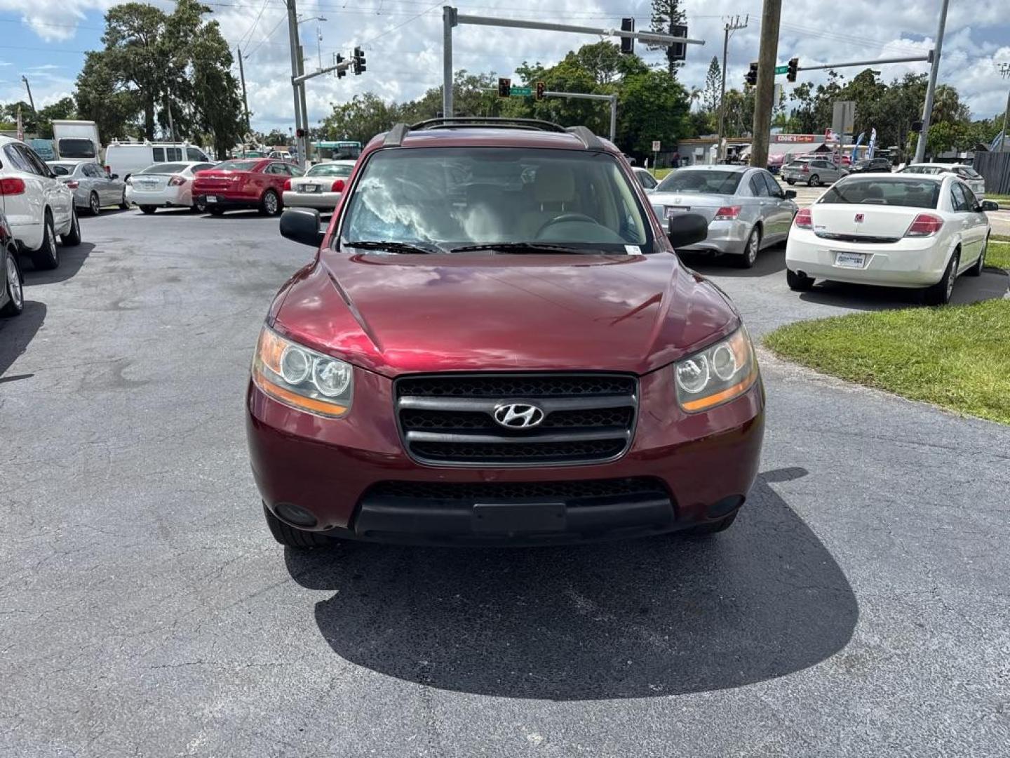 2009 RED HYUNDAI SANTA FE GLS (5NMSG13D39H) with an 2.7L engine, Automatic transmission, located at 2929 9th St. West, Bradenton, 34205, (941) 242-2810, 27.473591, -82.570679 - Thanks for inquring into DriveNation USA! All vehicles listed can be viewed at www.drivenationusa.com for vehicle history reports and additonal info. We cannot quote any terms such as down payments or monthly payments without an application. You can apply directly at www.drivenationusa.com or by con - Photo#3