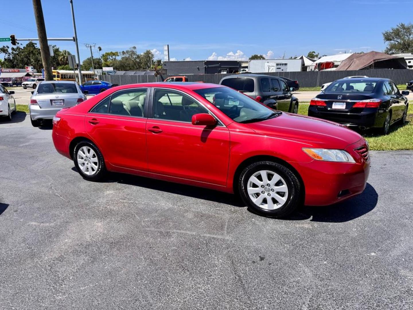 2009 RED TOYOTA CAMRY XLE (4T1BK46K99U) with an 3.5L engine, Automatic transmission, located at 2929 9th St. West, Bradenton, 34205, (941) 242-2810, 27.473591, -82.570679 - Thanks for inquring into DriveNation USA! All vehicles listed can be viewed at www.drivenationusa.com for vehicle history reports and additonal info. We cannot quote any terms such as down payments or monthly payments without an application. You can apply directly at www.drivenationusa.com or by con - Photo#0