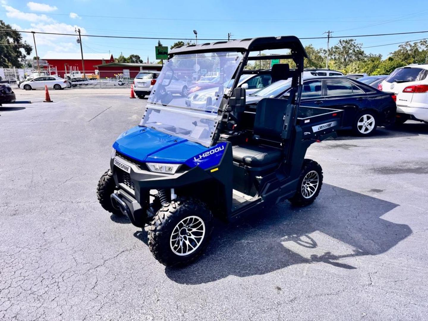2021 BLUE LINHAI CROSSIRE UTV LH200 (LL8ACMHF8M0) , Automatic transmission, located at 2929 9th St. West, Bradenton, 34205, (941) 242-2810, 27.473591, -82.570679 - Thanks for inquring into DriveNation USA! All vehicles listed can be viewed at www.drivenationusa.com for vehicle history reports and additonal info. We cannot quote any terms such as down payments or monthly payments without an application. You can apply directly at www.drivenationusa.com or by con - Photo#3