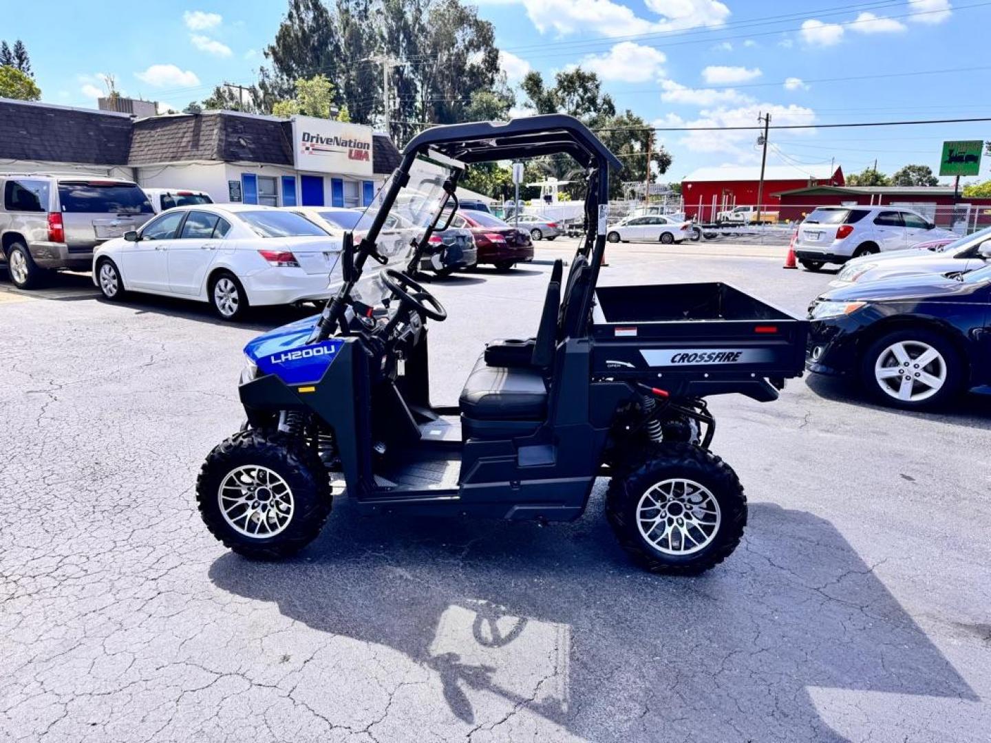 2021 BLUE LINHAI CROSSIRE UTV LH200 (LL8ACMHF8M0) , Automatic transmission, located at 2929 9th St. West, Bradenton, 34205, (941) 242-2810, 27.473591, -82.570679 - Thanks for inquring into DriveNation USA! All vehicles listed can be viewed at www.drivenationusa.com for vehicle history reports and additonal info. We cannot quote any terms such as down payments or monthly payments without an application. You can apply directly at www.drivenationusa.com or by con - Photo#4