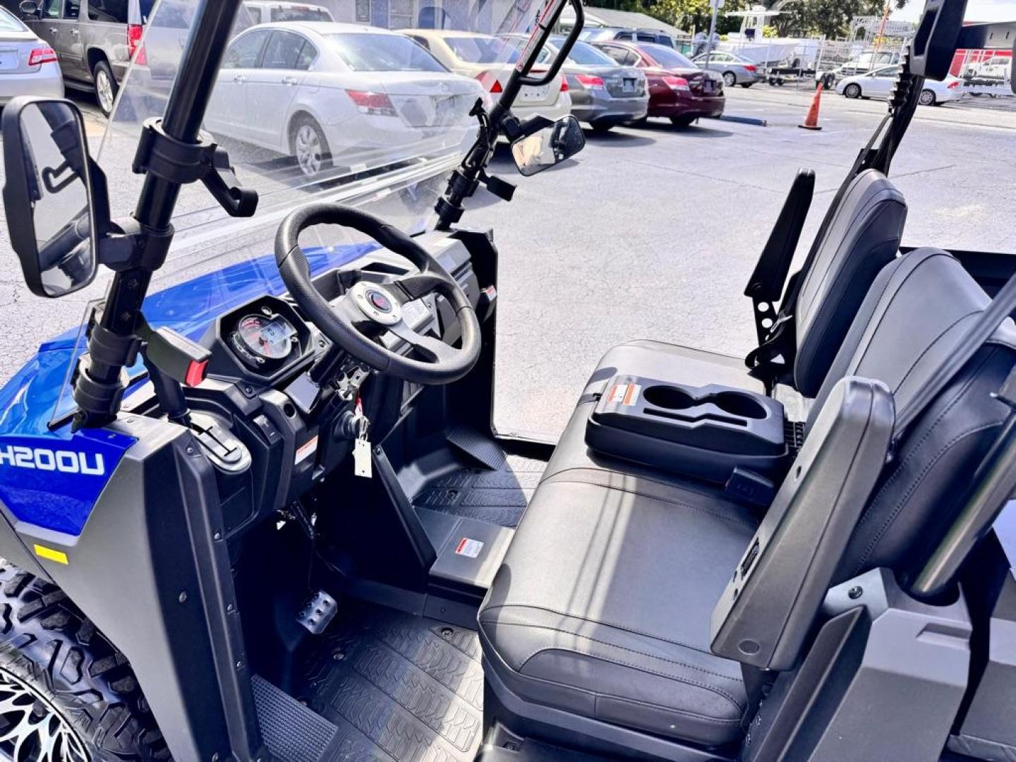 2021 BLUE LINHAI CROSSIRE UTV LH200 (LL8ACMHF8M0) , Automatic transmission, located at 2929 9th St. West, Bradenton, 34205, (941) 242-2810, 27.473591, -82.570679 - Thanks for inquring into DriveNation USA! All vehicles listed can be viewed at www.drivenationusa.com for vehicle history reports and additonal info. We cannot quote any terms such as down payments or monthly payments without an application. You can apply directly at www.drivenationusa.com or by con - Photo#14