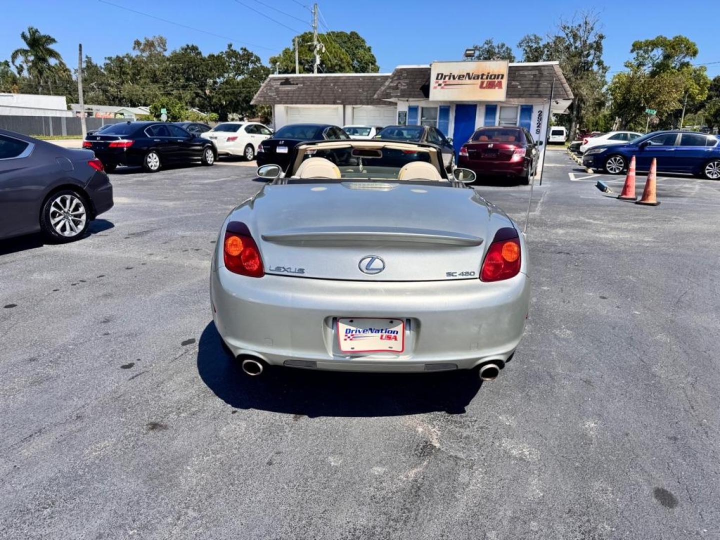 2005 SILVER LEXUS SC 430 (JTHFN48Y450) with an 4.3L engine, Automatic transmission, located at 2929 9th St. West, Bradenton, 34205, (941) 242-2810, 27.473591, -82.570679 - Thanks for inquring into DriveNation USA! All vehicles listed can be viewed at www.drivenationusa.com for vehicle history reports and additonal info. We cannot quote any terms such as down payments or monthly payments without an application. You can apply directly at www.drivenationusa.com or by con - Photo#8