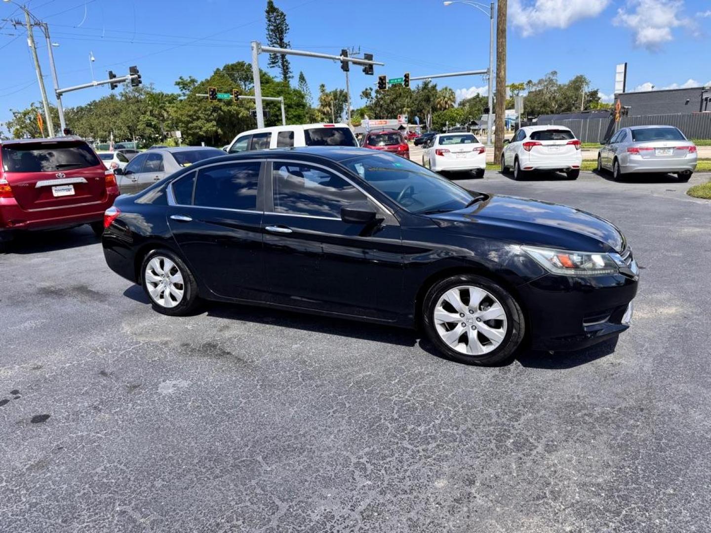 2015 BLACK HONDA ACCORD LX (1HGCR2F39FA) with an 2.4L engine, Continuously Variable transmission, located at 2929 9th St. West, Bradenton, 34205, (941) 242-2810, 27.473591, -82.570679 - Thanks for inquring into DriveNation USA! All vehicles listed can be viewed at www.drivenationusa.com for vehicle history reports and additonal info. We cannot quote any terms such as down payments or monthly payments without an application. You can apply directly at www.drivenationusa.com or by con - Photo#1