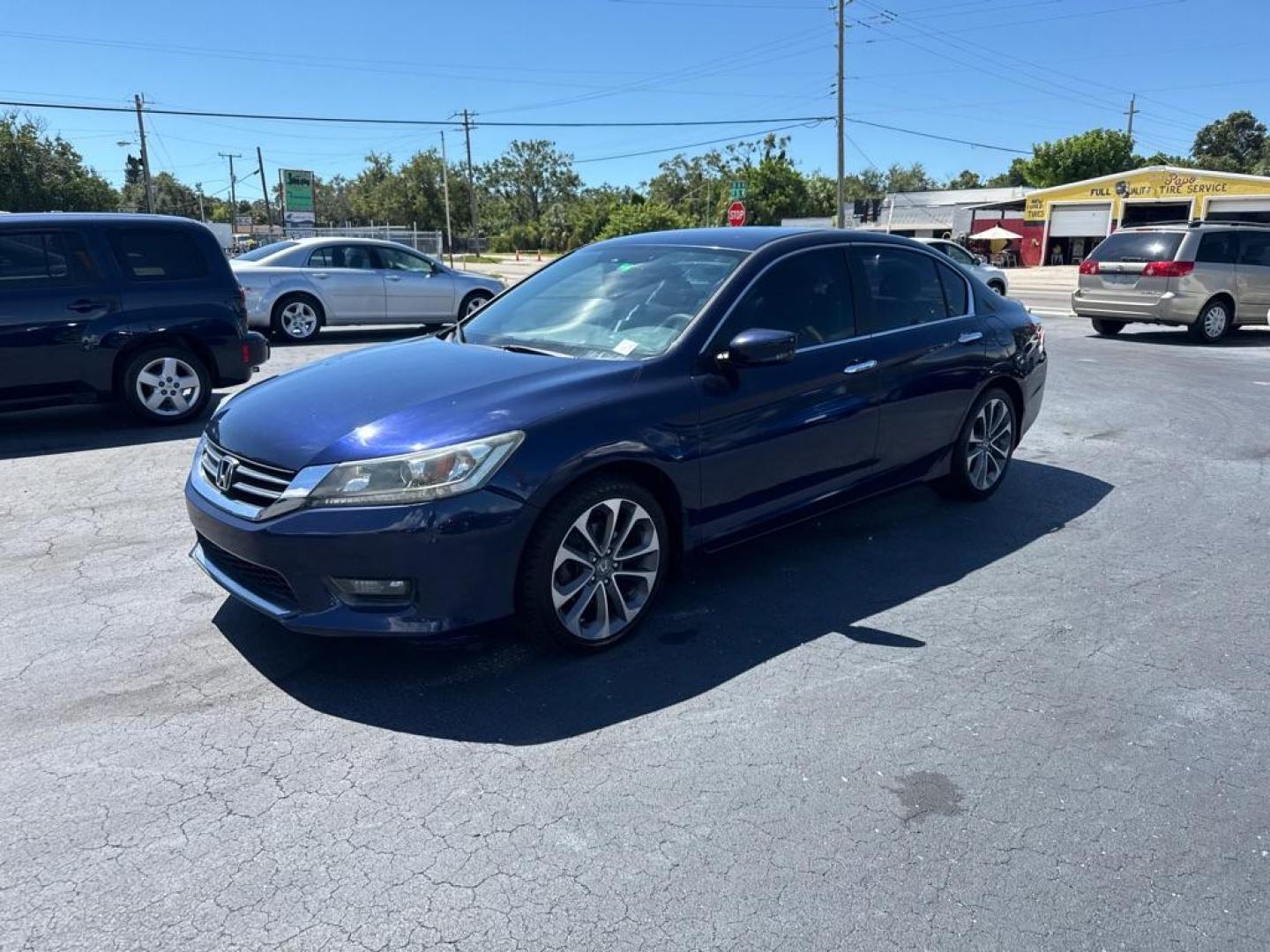 2014 BLUE HONDA ACCORD SPORT (1HGCR2F56EA) with an 2.4L engine, Continuously Variable transmission, located at 2929 9th St. West, Bradenton, 34205, (941) 242-2810, 27.473591, -82.570679 - Thanks for inquring into DriveNation USA! All vehicles listed can be viewed at www.drivenationusa.com for vehicle history reports and additonal info. We cannot quote any terms such as down payments or monthly payments without an application. You can apply directly at www.drivenationusa.com or by con - Photo#3