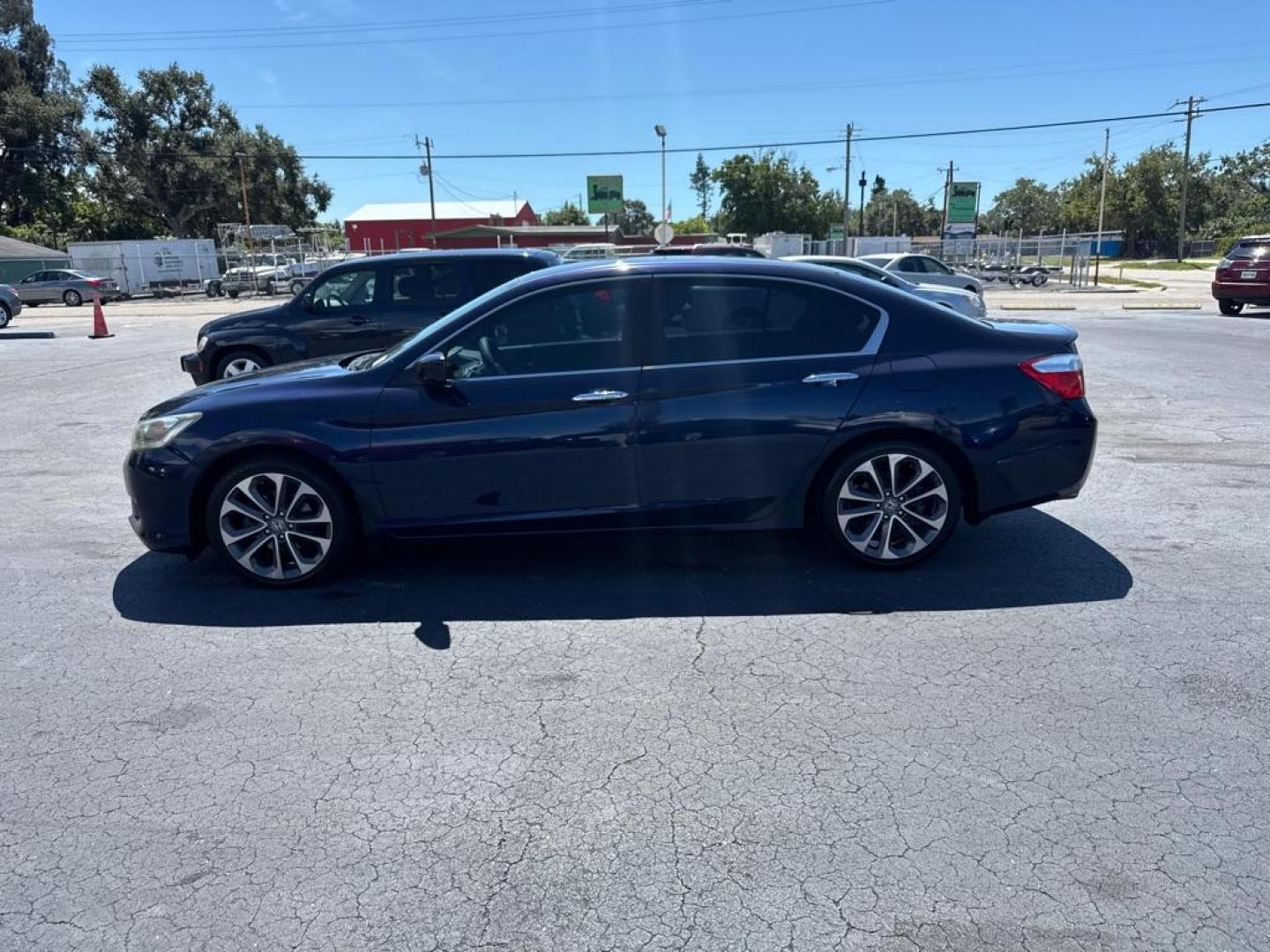 2014 BLUE HONDA ACCORD SPORT (1HGCR2F56EA) with an 2.4L engine, Continuously Variable transmission, located at 2929 9th St. West, Bradenton, 34205, (941) 242-2810, 27.473591, -82.570679 - Thanks for inquring into DriveNation USA! All vehicles listed can be viewed at www.drivenationusa.com for vehicle history reports and additonal info. We cannot quote any terms such as down payments or monthly payments without an application. You can apply directly at www.drivenationusa.com or by con - Photo#4