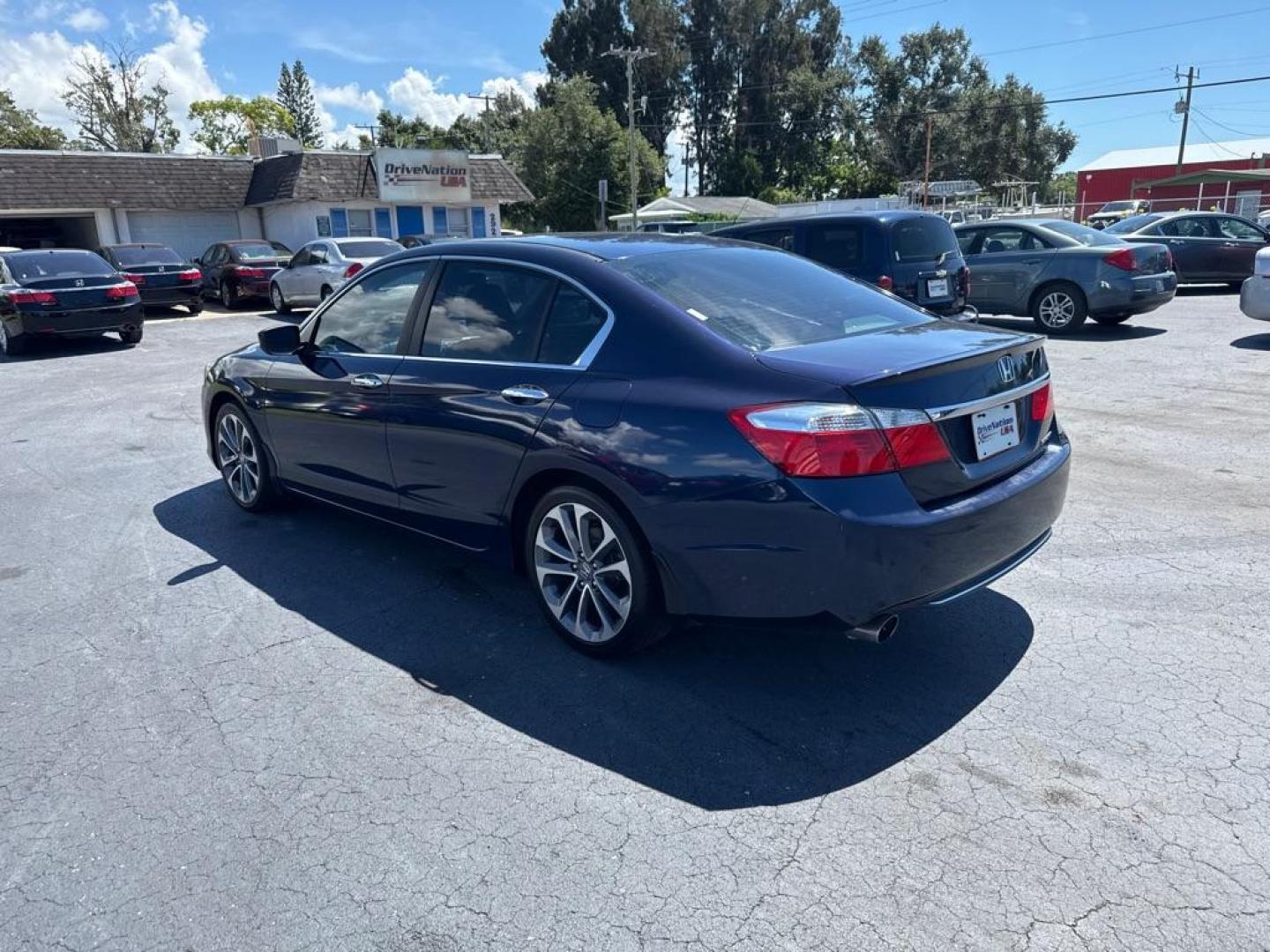 2014 BLUE HONDA ACCORD SPORT (1HGCR2F56EA) with an 2.4L engine, Continuously Variable transmission, located at 2929 9th St. West, Bradenton, 34205, (941) 242-2810, 27.473591, -82.570679 - Thanks for inquring into DriveNation USA! All vehicles listed can be viewed at www.drivenationusa.com for vehicle history reports and additonal info. We cannot quote any terms such as down payments or monthly payments without an application. You can apply directly at www.drivenationusa.com or by con - Photo#5
