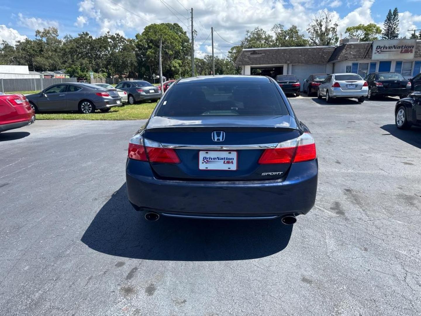 2014 BLUE HONDA ACCORD SPORT (1HGCR2F56EA) with an 2.4L engine, Continuously Variable transmission, located at 2929 9th St. West, Bradenton, 34205, (941) 242-2810, 27.473591, -82.570679 - Thanks for inquring into DriveNation USA! All vehicles listed can be viewed at www.drivenationusa.com for vehicle history reports and additonal info. We cannot quote any terms such as down payments or monthly payments without an application. You can apply directly at www.drivenationusa.com or by con - Photo#6