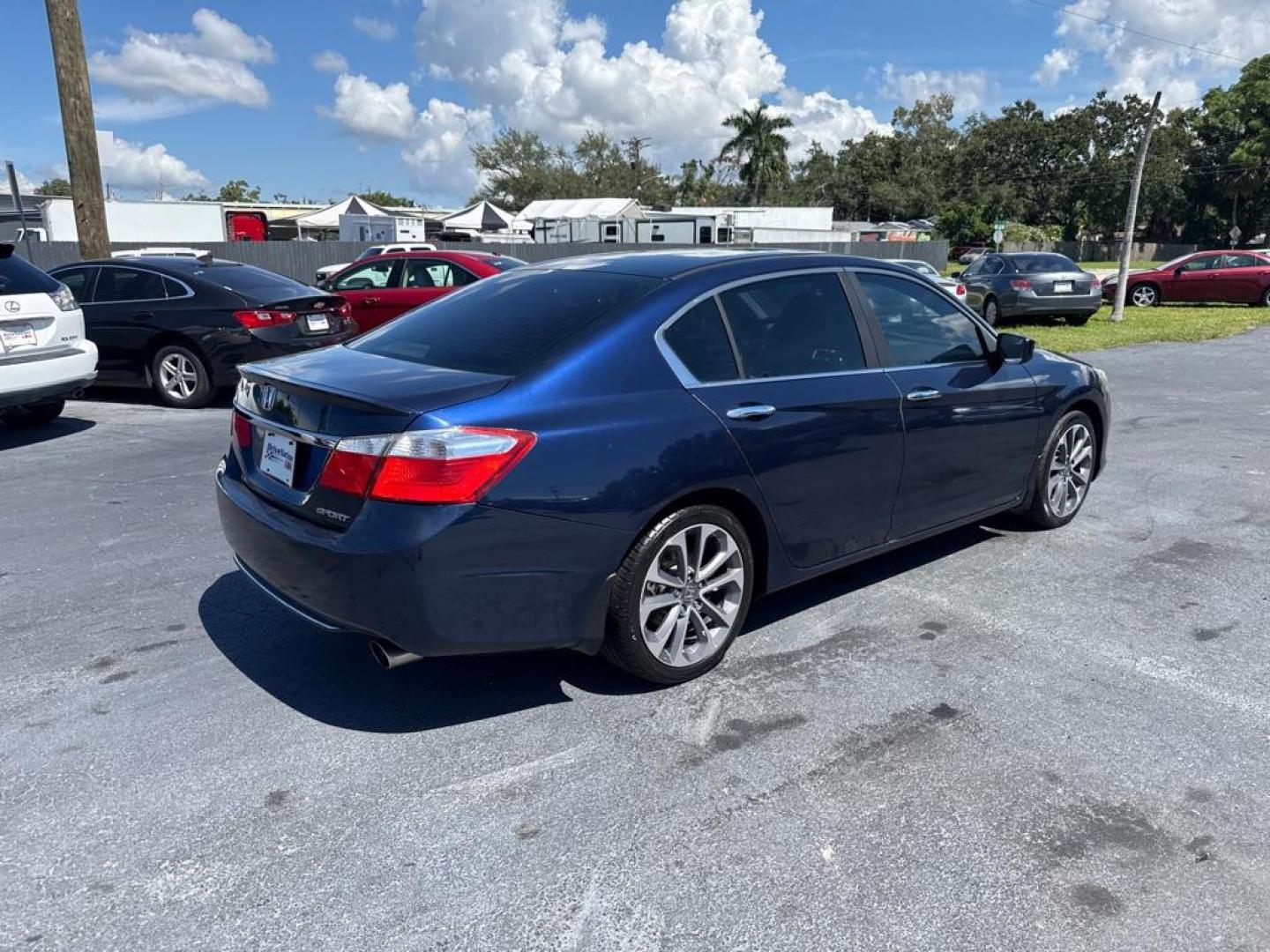 2014 BLUE HONDA ACCORD SPORT (1HGCR2F56EA) with an 2.4L engine, Continuously Variable transmission, located at 2929 9th St. West, Bradenton, 34205, (941) 242-2810, 27.473591, -82.570679 - Thanks for inquring into DriveNation USA! All vehicles listed can be viewed at www.drivenationusa.com for vehicle history reports and additonal info. We cannot quote any terms such as down payments or monthly payments without an application. You can apply directly at www.drivenationusa.com or by con - Photo#7