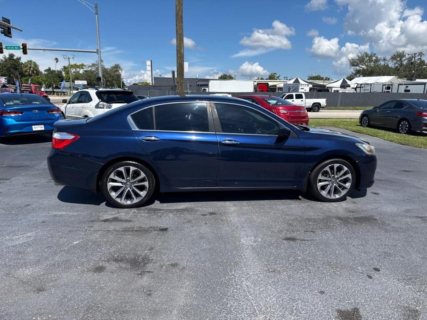 2014 BLUE HONDA ACCORD SPORT (1HGCR2F56EA) with an 2.4L engine, Continuously Variable transmission, located at 2929 9th St. West, Bradenton, 34205, (941) 242-2810, 27.473591, -82.570679 - Thanks for inquring into DriveNation USA! All vehicles listed can be viewed at www.drivenationusa.com for vehicle history reports and additonal info. We cannot quote any terms such as down payments or monthly payments without an application. You can apply directly at www.drivenationusa.com or by con - Photo#8