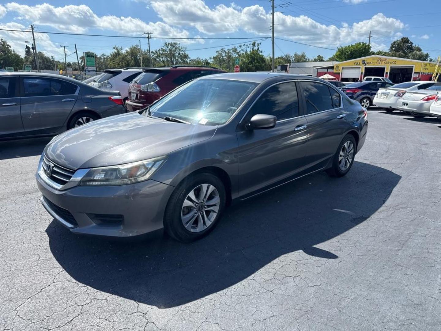 2013 GRAY HONDA ACCORD LX (1HGCR2F35DA) with an 2.4L engine, Continuously Variable transmission, located at 2929 9th St. West, Bradenton, 34205, (941) 242-2810, 27.473591, -82.570679 - Thanks for inquring into DriveNation USA! All vehicles listed can be viewed at www.drivenationusa.com for vehicle history reports and additonal info. We cannot quote any terms such as down payments or monthly payments without an application. You can apply directly at www.drivenationusa.com or by con - Photo#3