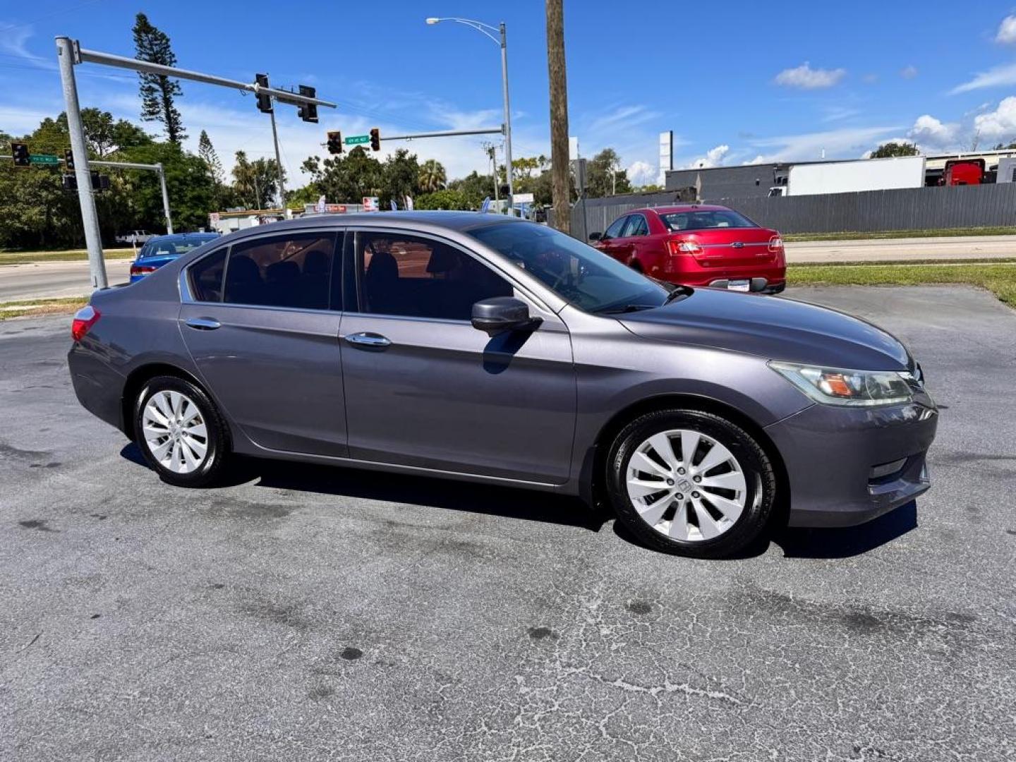 2013 GRAY HONDA ACCORD LX (1HGCR2F38DA) with an 2.4L engine, Continuously Variable transmission, located at 2929 9th St. West, Bradenton, 34205, (941) 242-2810, 27.473591, -82.570679 - Thanks for inquring into DriveNation USA! All vehicles listed can be viewed at www.drivenationusa.com for vehicle history reports and additonal info. We cannot quote any terms such as down payments or monthly payments without an application. You can apply directly at www.drivenationusa.com or by con - Photo#1