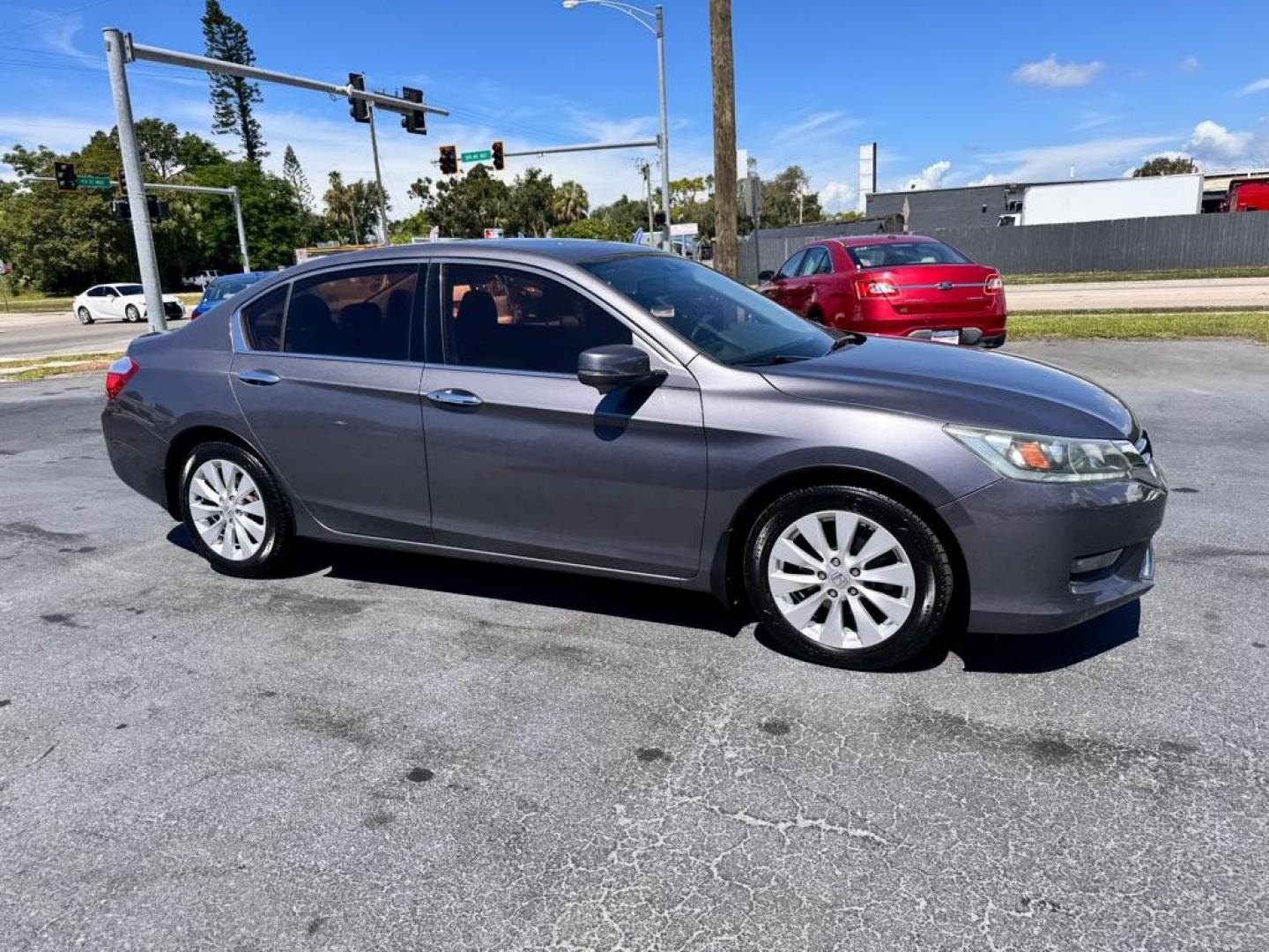 2013 GRAY HONDA ACCORD LX (1HGCR2F38DA) with an 2.4L engine, Continuously Variable transmission, located at 2929 9th St. West, Bradenton, 34205, (941) 242-2810, 27.473591, -82.570679 - Thanks for inquring into DriveNation USA! All vehicles listed can be viewed at www.drivenationusa.com for vehicle history reports and additonal info. We cannot quote any terms such as down payments or monthly payments without an application. You can apply directly at www.drivenationusa.com or by con - Photo#2