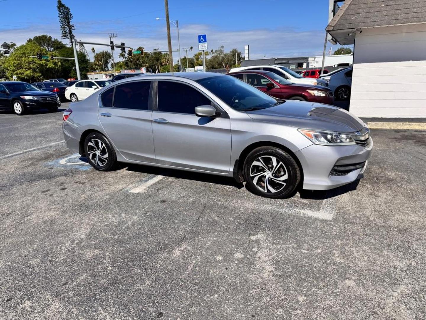 2017 SILVER HONDA ACCORD LX (1HGCR2F31HA) with an 2.4L engine, Continuously Variable transmission, located at 2929 9th St. West, Bradenton, 34205, (941) 242-2810, 27.473591, -82.570679 - Thanks for inquring into DriveNation USA! All vehicles listed can be viewed at www.drivenationusa.com for vehicle history reports and additonal info. We cannot quote any terms such as down payments or monthly payments without an application. You can apply directly at www.drivenationusa.com or by con - Photo#1