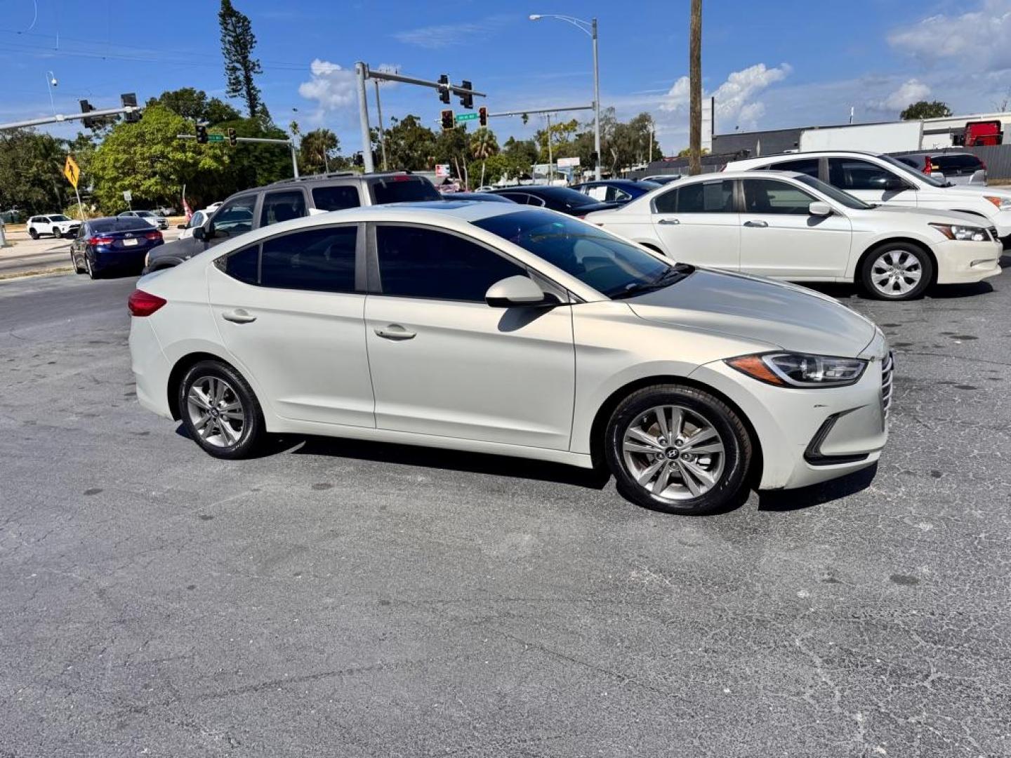 2018 TAN HYUNDAI ELANTRA SEL (KMHD84LF6JU) with an 2.0L engine, Automatic transmission, located at 2929 9th St. West, Bradenton, 34205, (941) 242-2810, 27.473591, -82.570679 - Thanks for inquring into DriveNation USA! All vehicles listed can be viewed at www.drivenationusa.com for vehicle history reports and additonal info. We cannot quote any terms such as down payments or monthly payments without an application. You can apply directly at www.drivenationusa.com or by con - Photo#1