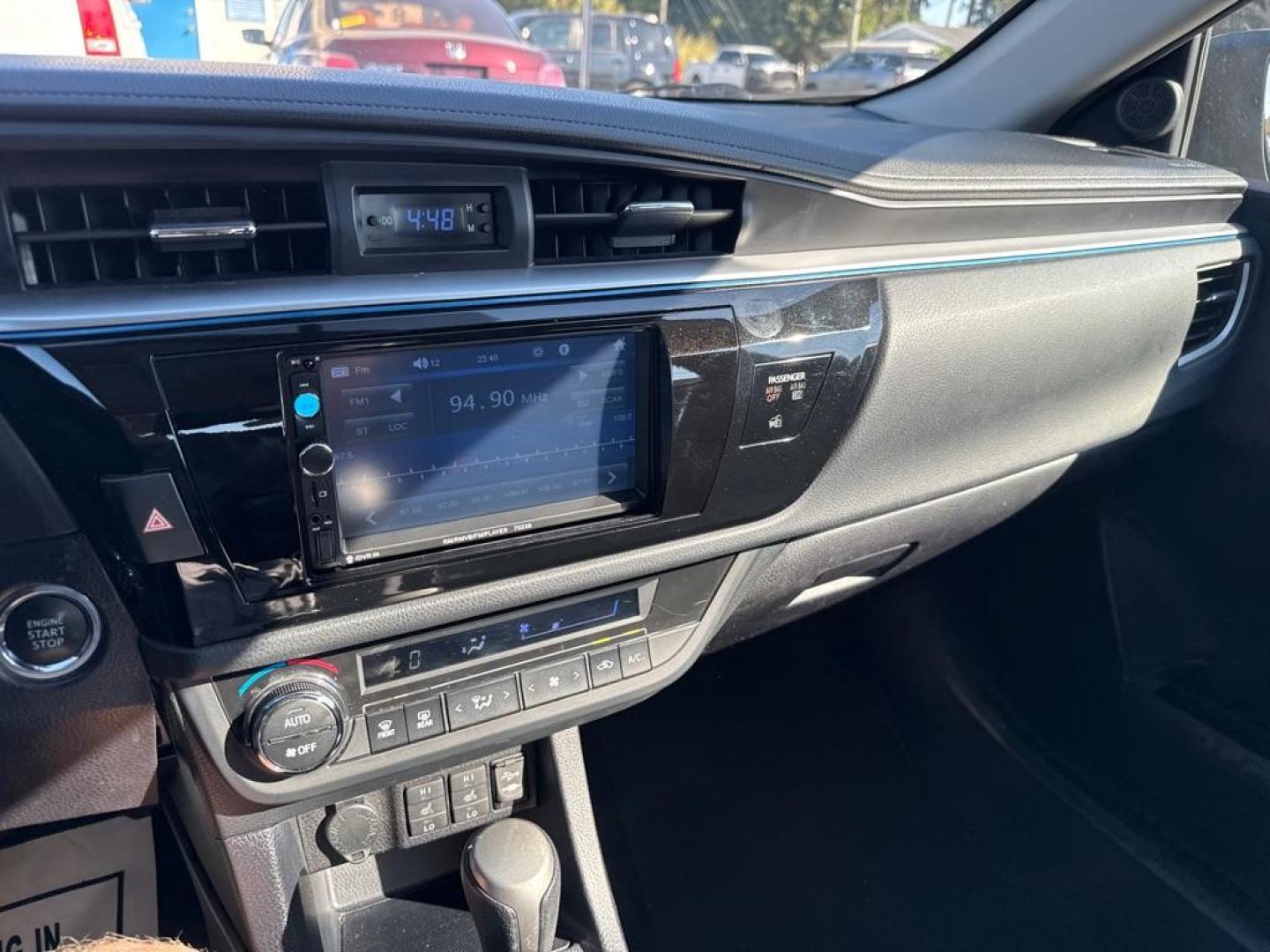 2014 BLACK TOYOTA COROLLA S (2T1BURHE7EC) with an 1.8L engine, Automatic transmission, located at 2929 9th St. West, Bradenton, 34205, (941) 242-2810, 27.473591, -82.570679 - Photo#12