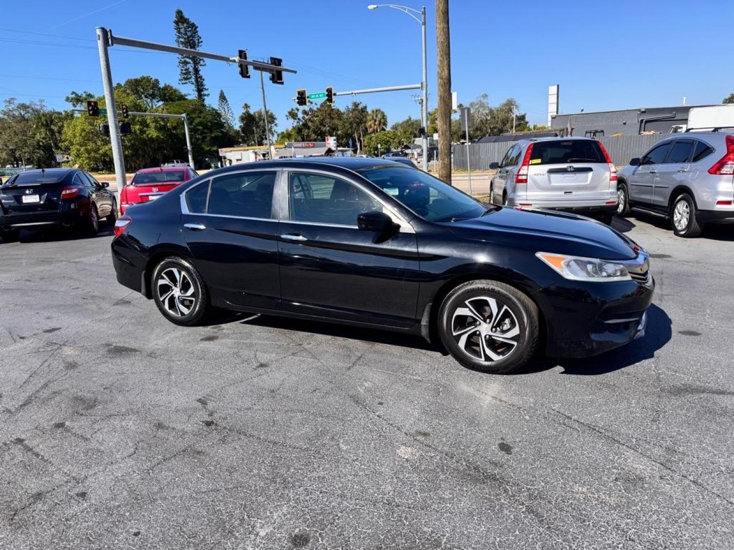 2017 BLACK HONDA ACCORD LX (1HGCR2F37HA) with an 2.4L engine, Continuously Variable transmission, located at 2929 9th St. West, Bradenton, 34205, (941) 242-2810, 27.473591, -82.570679 - Thanks for inquring into DriveNation USA! All vehicles listed can be viewed at www.drivenationusa.com for vehicle history reports and additonal info. We cannot quote any terms such as down payments or monthly payments without an application. You can apply directly at www.drivenationusa.com or by con - Photo#0