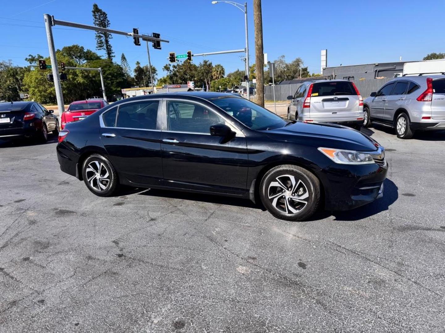 2017 BLACK HONDA ACCORD LX (1HGCR2F37HA) with an 2.4L engine, Continuously Variable transmission, located at 2929 9th St. West, Bradenton, 34205, (941) 242-2810, 27.473591, -82.570679 - Thanks for inquring into DriveNation USA! All vehicles listed can be viewed at www.drivenationusa.com for vehicle history reports and additonal info. We cannot quote any terms such as down payments or monthly payments without an application. You can apply directly at www.drivenationusa.com or by con - Photo#1