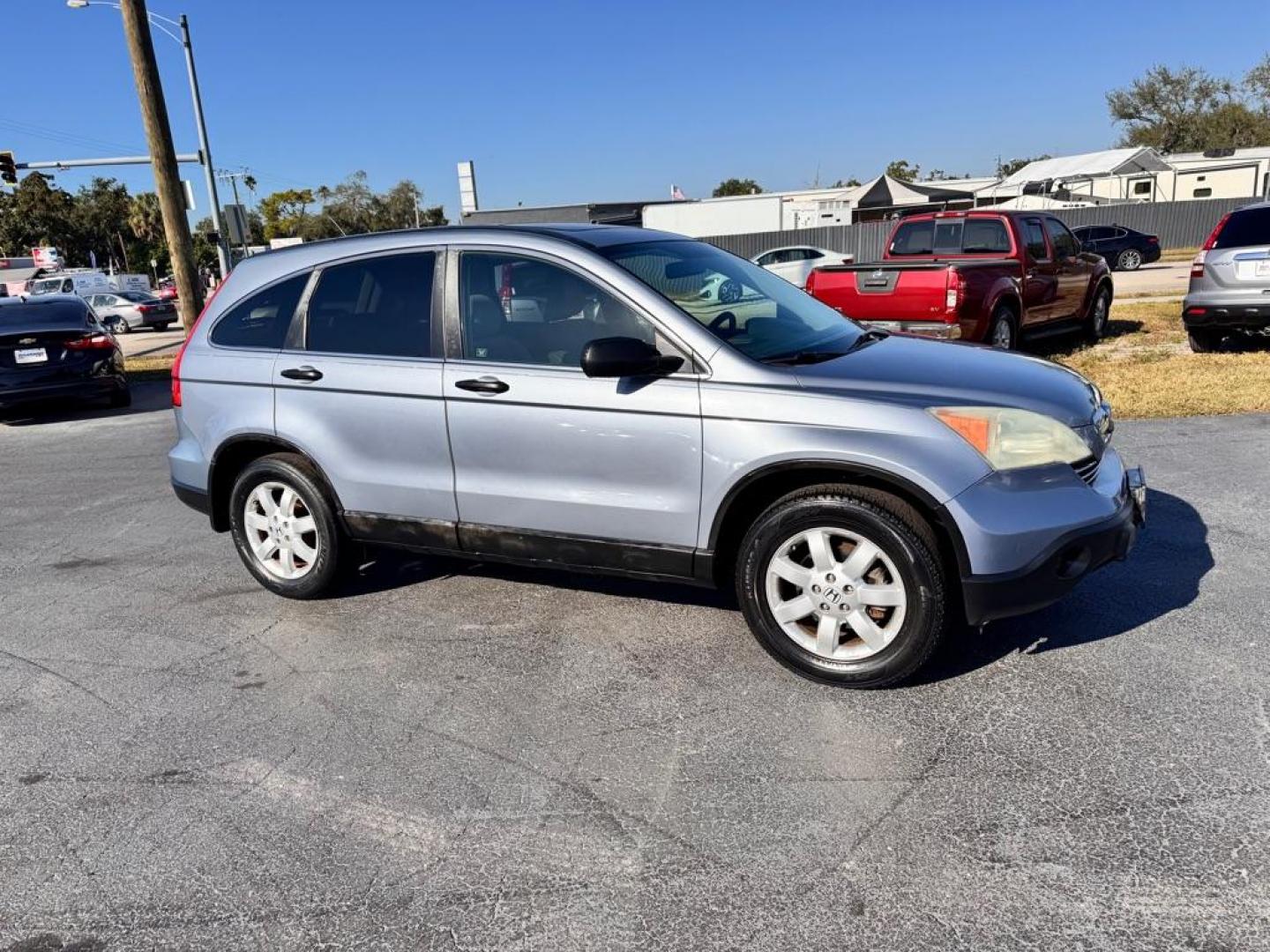 2008 GRAY HONDA CR-V EX (3CZRE38508G) with an 2.4L engine, Automatic transmission, located at 2929 9th St. West, Bradenton, 34205, (941) 242-2810, 27.473591, -82.570679 - Photo#1