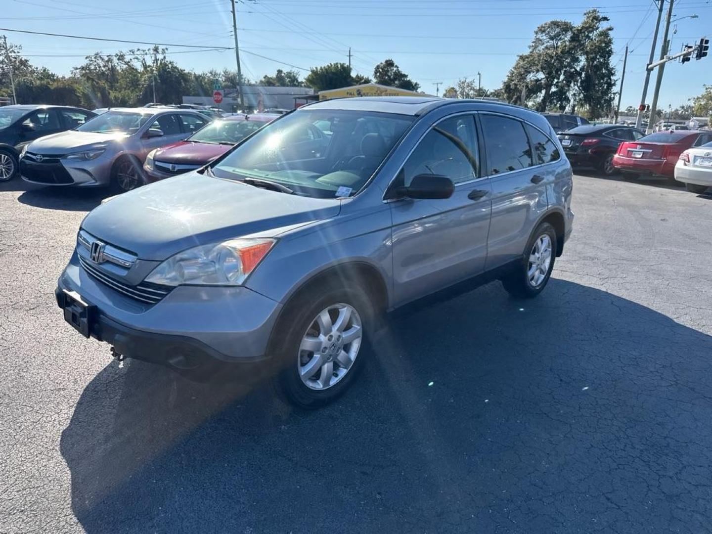 2008 GRAY HONDA CR-V EX (3CZRE38508G) with an 2.4L engine, Automatic transmission, located at 2929 9th St. West, Bradenton, 34205, (941) 242-2810, 27.473591, -82.570679 - Photo#3