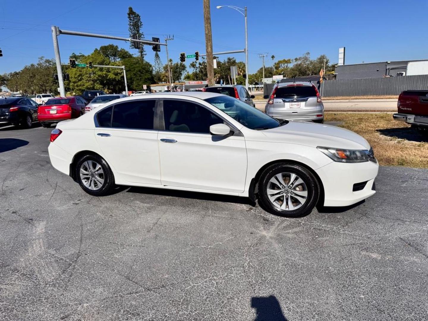 2014 WHITE HONDA ACCORD LX (1HGCR2F36EA) with an 2.4L engine, Continuously Variable transmission, located at 2929 9th St. West, Bradenton, 34205, (941) 242-2810, 27.473591, -82.570679 - Thanks for inquring into DriveNation USA! All vehicles listed can be viewed at www.drivenationusa.com for vehicle history reports and additonal info. We cannot quote any terms such as down payments or monthly payments without an application. You can apply directly at www.drivenationusa.com or by con - Photo#2