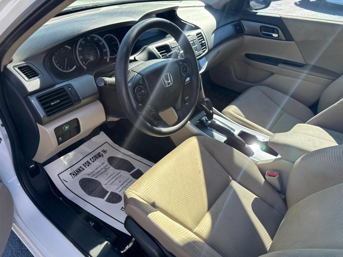 2014 WHITE HONDA ACCORD LX (1HGCR2F36EA) with an 2.4L engine, Continuously Variable transmission, located at 2929 9th St. West, Bradenton, 34205, (941) 242-2810, 27.473591, -82.570679 - Thanks for inquring into DriveNation USA! All vehicles listed can be viewed at www.drivenationusa.com for vehicle history reports and additonal info. We cannot quote any terms such as down payments or monthly payments without an application. You can apply directly at www.drivenationusa.com or by con - Photo#10