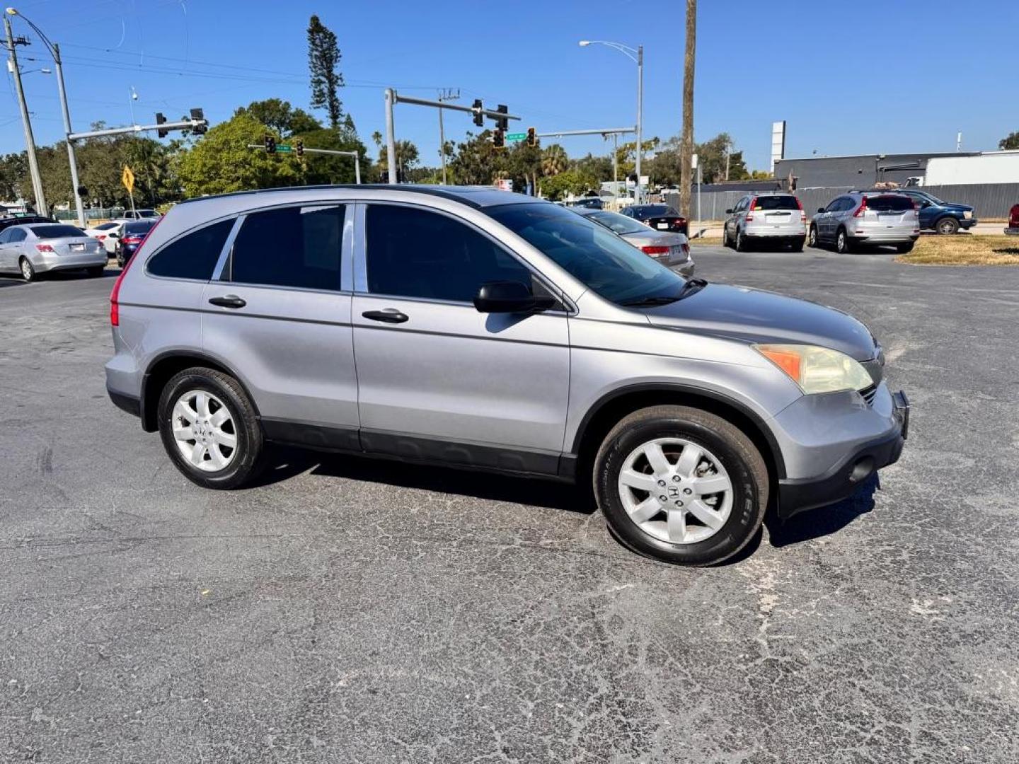 2008 GRAY HONDA CR-V EX (3CZRE38548G) with an 2.4L engine, Automatic transmission, located at 2929 9th St. West, Bradenton, 34205, (941) 242-2810, 27.473591, -82.570679 - Photo#0