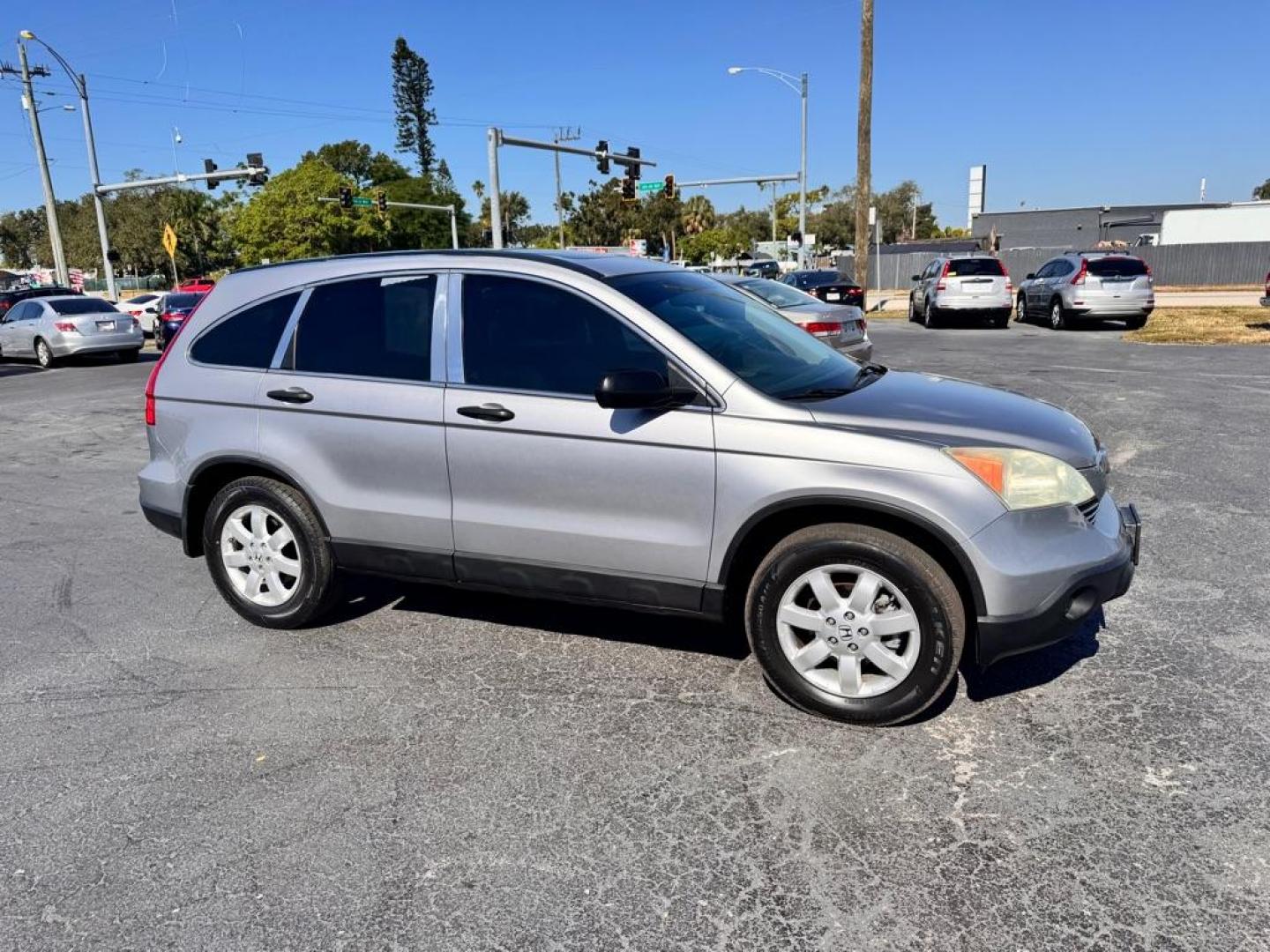 2008 GRAY HONDA CR-V EX (3CZRE38548G) with an 2.4L engine, Automatic transmission, located at 2929 9th St. West, Bradenton, 34205, (941) 242-2810, 27.473591, -82.570679 - Photo#1