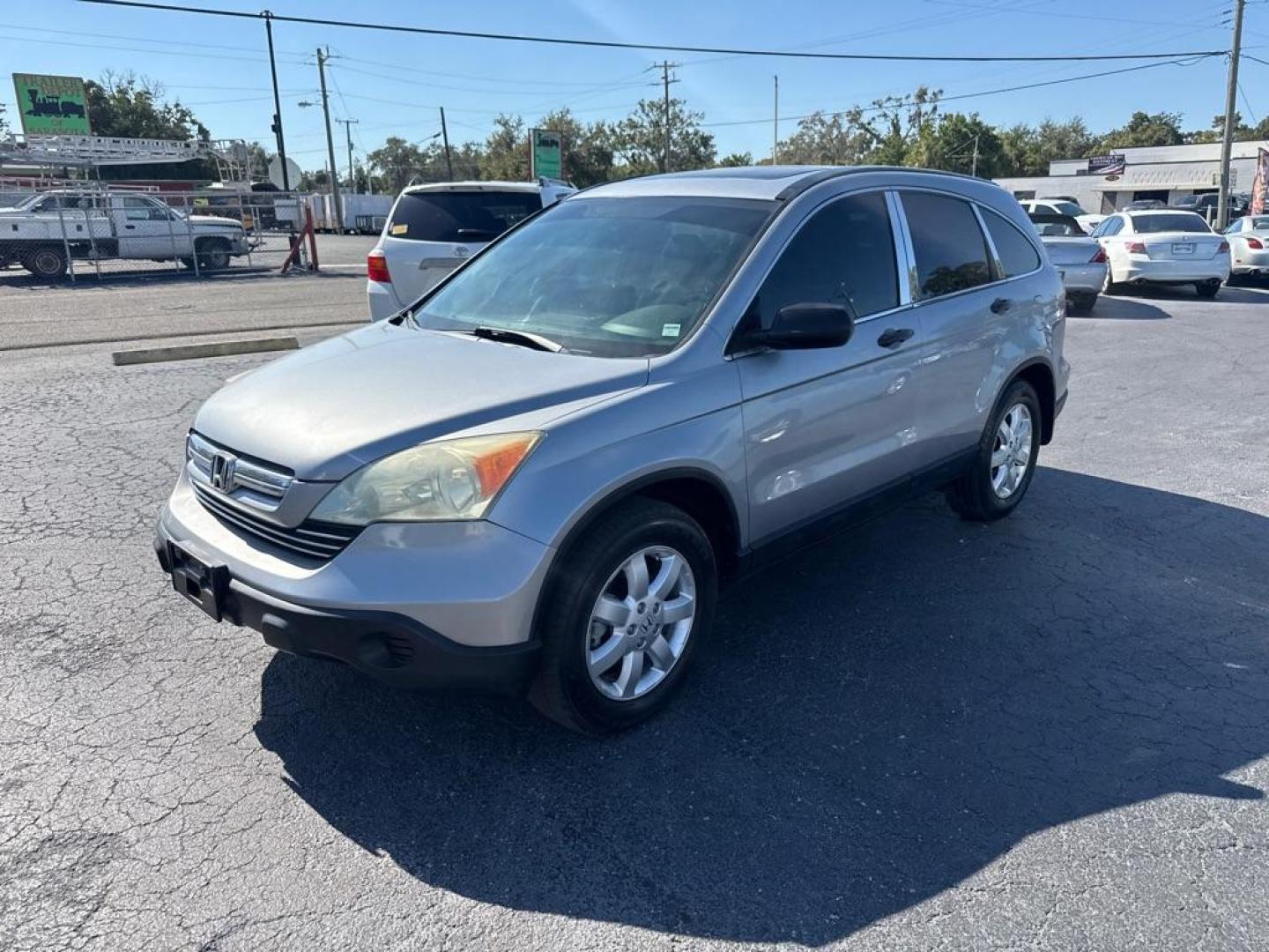 2008 GRAY HONDA CR-V EX (3CZRE38548G) with an 2.4L engine, Automatic transmission, located at 2929 9th St. West, Bradenton, 34205, (941) 242-2810, 27.473591, -82.570679 - Photo#3