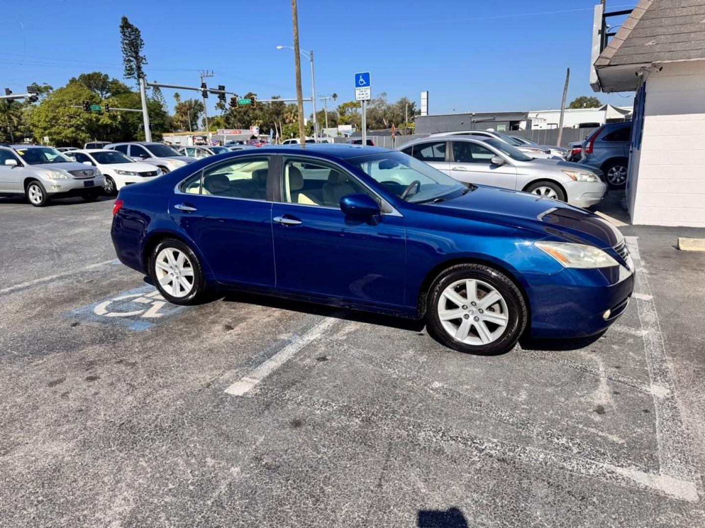 2007 BLUE LEXUS ES 350 (JTHBJ46G972) with an 3.5L engine, Automatic transmission, located at 2929 9th St. West, Bradenton, 34205, (941) 242-2810, 27.473591, -82.570679 - Photo#0