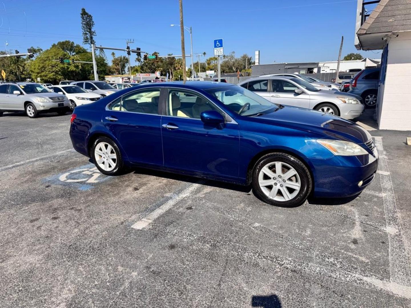 2007 BLUE LEXUS ES 350 (JTHBJ46G972) with an 3.5L engine, Automatic transmission, located at 2929 9th St. West, Bradenton, 34205, (941) 242-2810, 27.473591, -82.570679 - Photo#1