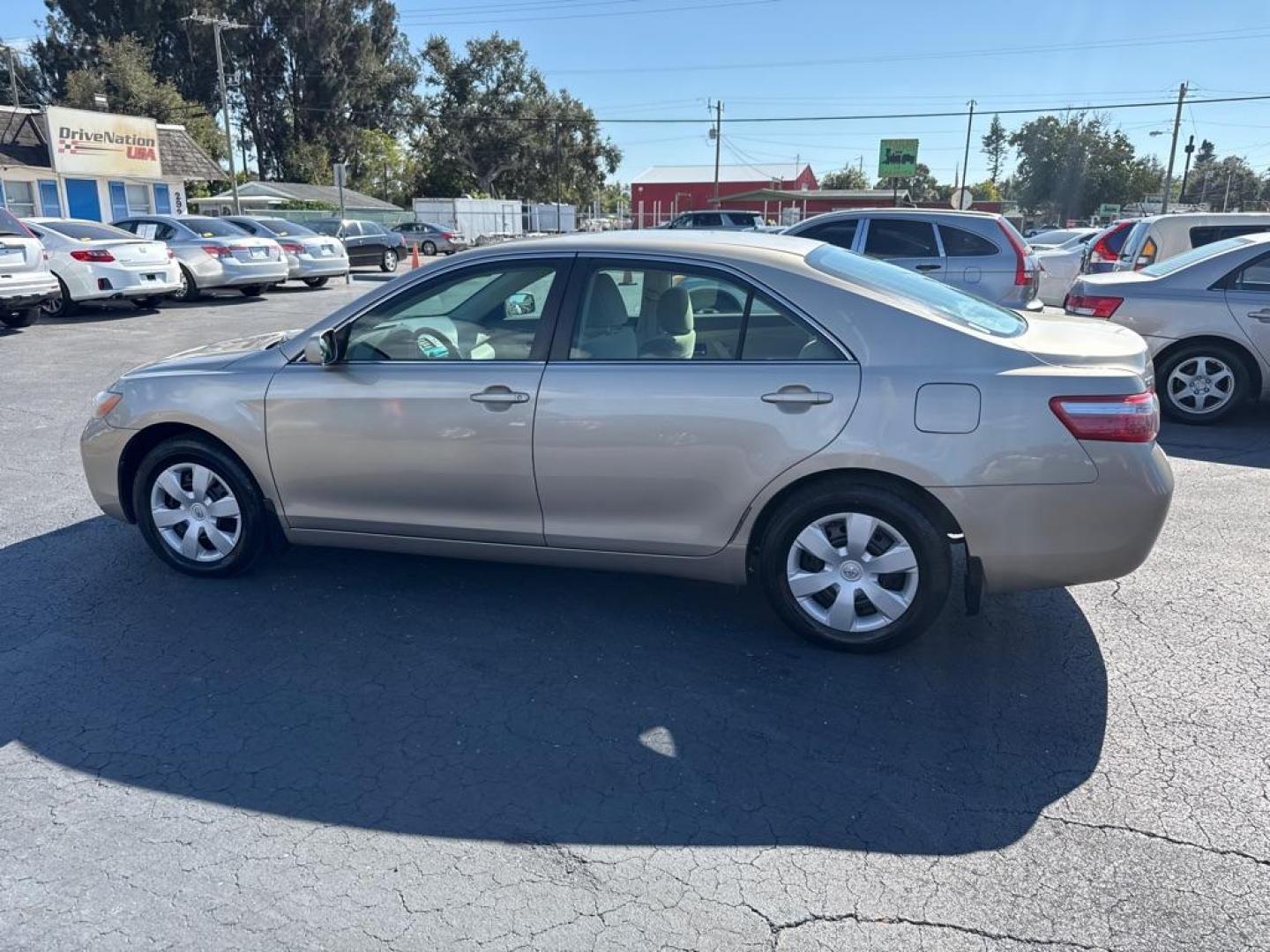 2008 TAN TOYOTA CAMRY LE (4T1BE46K78U) with an 2.4L engine, Automatic transmission - Thanks for inquring into DriveNation USA! All vehicles listed can be viewed at www.drivenationusa.com for vehicle history reports and additonal info. We cannot quote any terms such as down payments or monthly payments without an application. You can apply directly at www.drivenationusa.com or by con - Photo#5