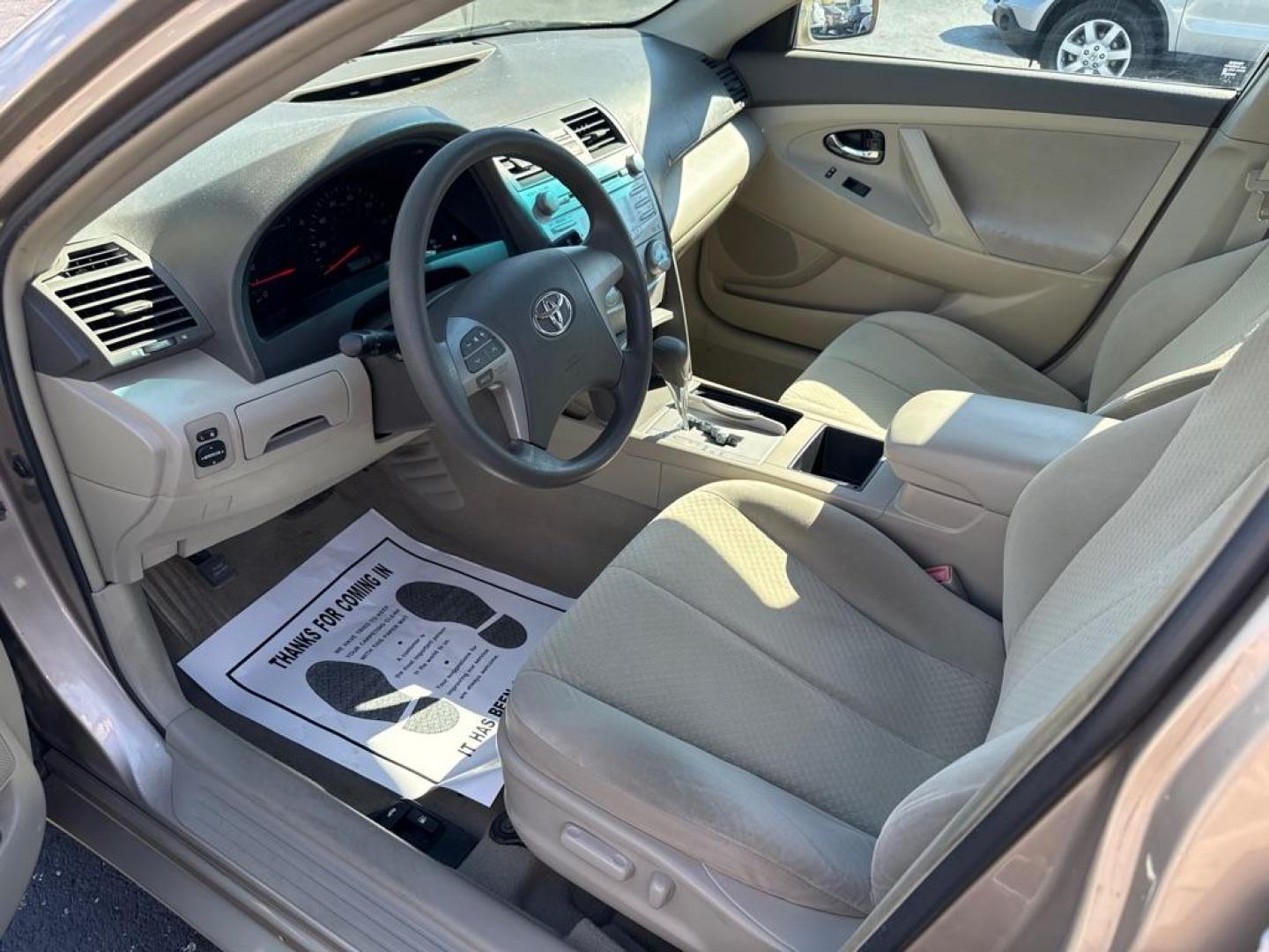 2008 TAN TOYOTA CAMRY LE (4T1BE46K78U) with an 2.4L engine, Automatic transmission - Thanks for inquring into DriveNation USA! All vehicles listed can be viewed at www.drivenationusa.com for vehicle history reports and additonal info. We cannot quote any terms such as down payments or monthly payments without an application. You can apply directly at www.drivenationusa.com or by con - Photo#8