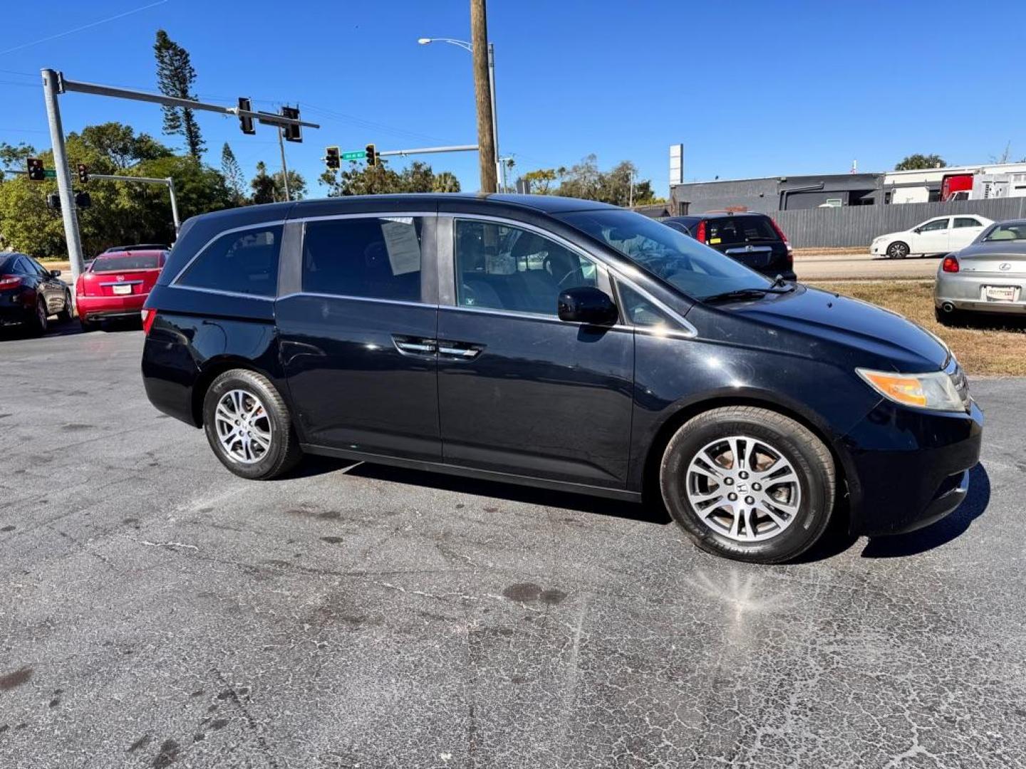 2011 BLACK HONDA ODYSSEY EX (5FNRL5H49BB) with an 3.5L engine, Automatic transmission, located at 2929 9th St. West, Bradenton, 34205, (941) 242-2810, 27.473591, -82.570679 - Photo#0