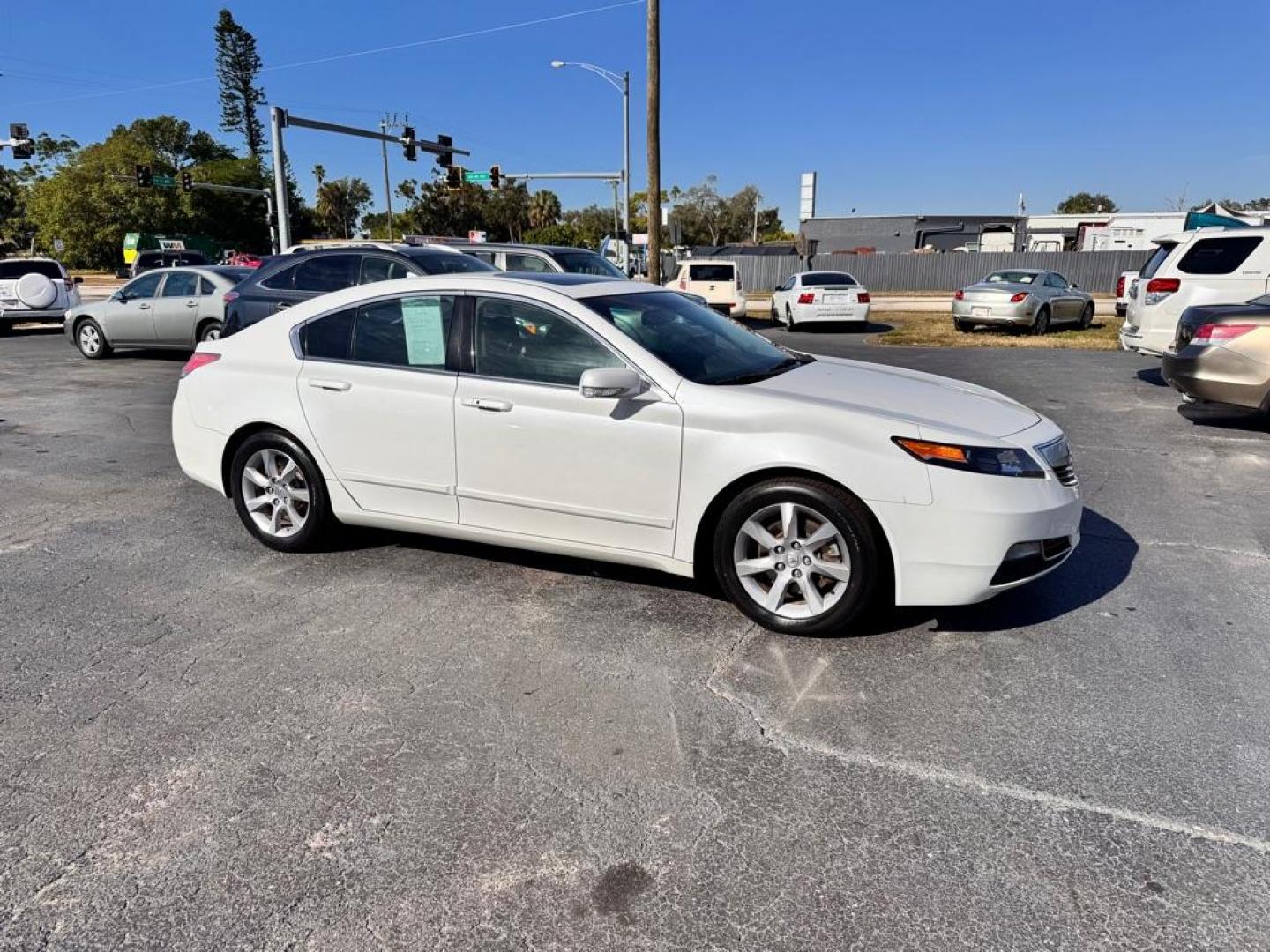 2012 WHITE ACURA TL TL (19UUA8F55CA) with an 3.5L engine, Automatic transmission, located at 2929 9th St. West, Bradenton, 34205, (941) 242-2810, 27.473591, -82.570679 - Photo#2