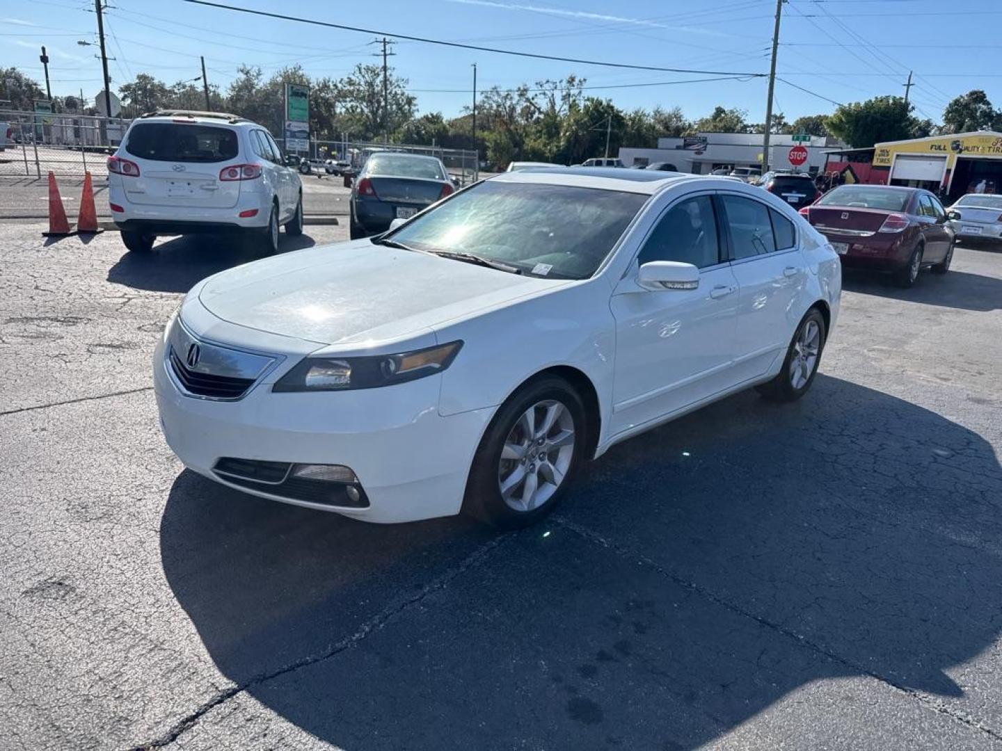 2012 WHITE ACURA TL TL (19UUA8F55CA) with an 3.5L engine, Automatic transmission, located at 2929 9th St. West, Bradenton, 34205, (941) 242-2810, 27.473591, -82.570679 - Photo#4