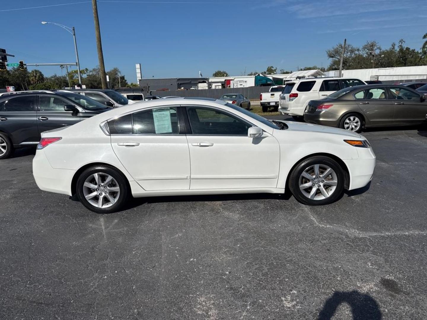 2012 WHITE ACURA TL TL (19UUA8F55CA) with an 3.5L engine, Automatic transmission, located at 2929 9th St. West, Bradenton, 34205, (941) 242-2810, 27.473591, -82.570679 - Photo#9