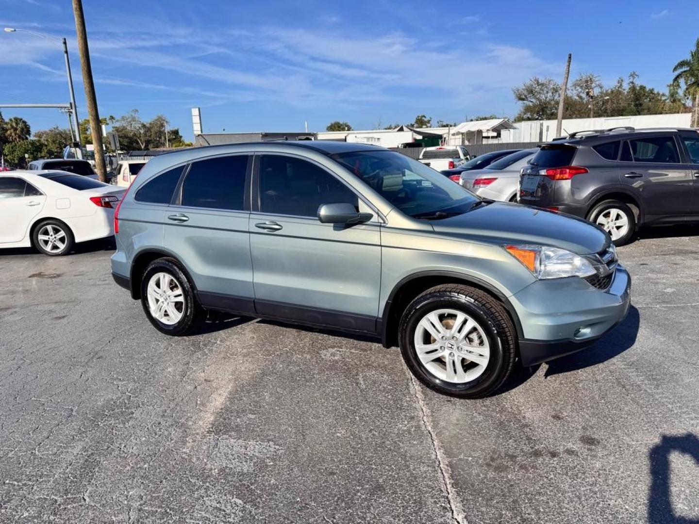 2010 GREEN HONDA CR-V EXL (JHLRE3H73AC) with an 2.4L engine, Automatic transmission, located at 2929 9th St. West, Bradenton, 34205, (941) 242-2810, 27.473591, -82.570679 - Thanks for inquring into DriveNation USA! All vehicles listed can be viewed at www.drivenationusa.com for vehicle history reports and additonal info. We cannot quote any terms such as down payments or monthly payments without an application. You can apply directly at www.drivenationusa.com or by con - Photo#1