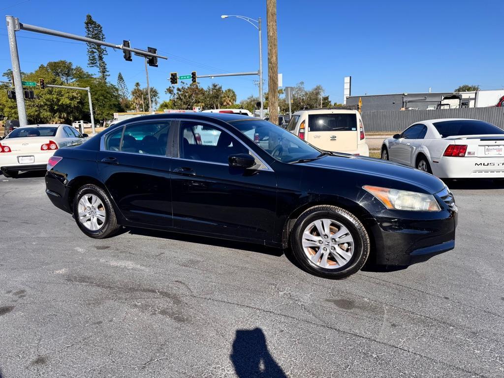 2011 BLACK HONDA ACCORD SE (1HGCP2F64BA) with an 2.4L engine, Automatic transmission, located at 2929 9th St. West, Bradenton, 34205, (941) 242-2810, 27.473591, -82.570679 - Photo#2