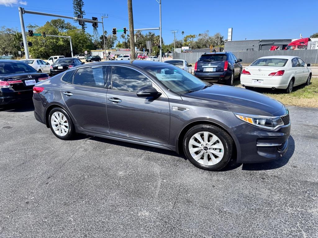 2018 BLACK KIA OPTIMA EX (5XXGU4L3XJG) with an 2.4L engine, Automatic transmission, located at 2929 9th St. West, Bradenton, 34205, (941) 242-2810, 27.473591, -82.570679 - Thanks for inquring into DriveNation USA! All vehicles listed can be viewed at www.drivenationusa.com for vehicle history reports and additonal info. We cannot quote any terms such as down payments or monthly payments without an application. You can apply directly at www.drivenationusa.com or by con - Photo#0