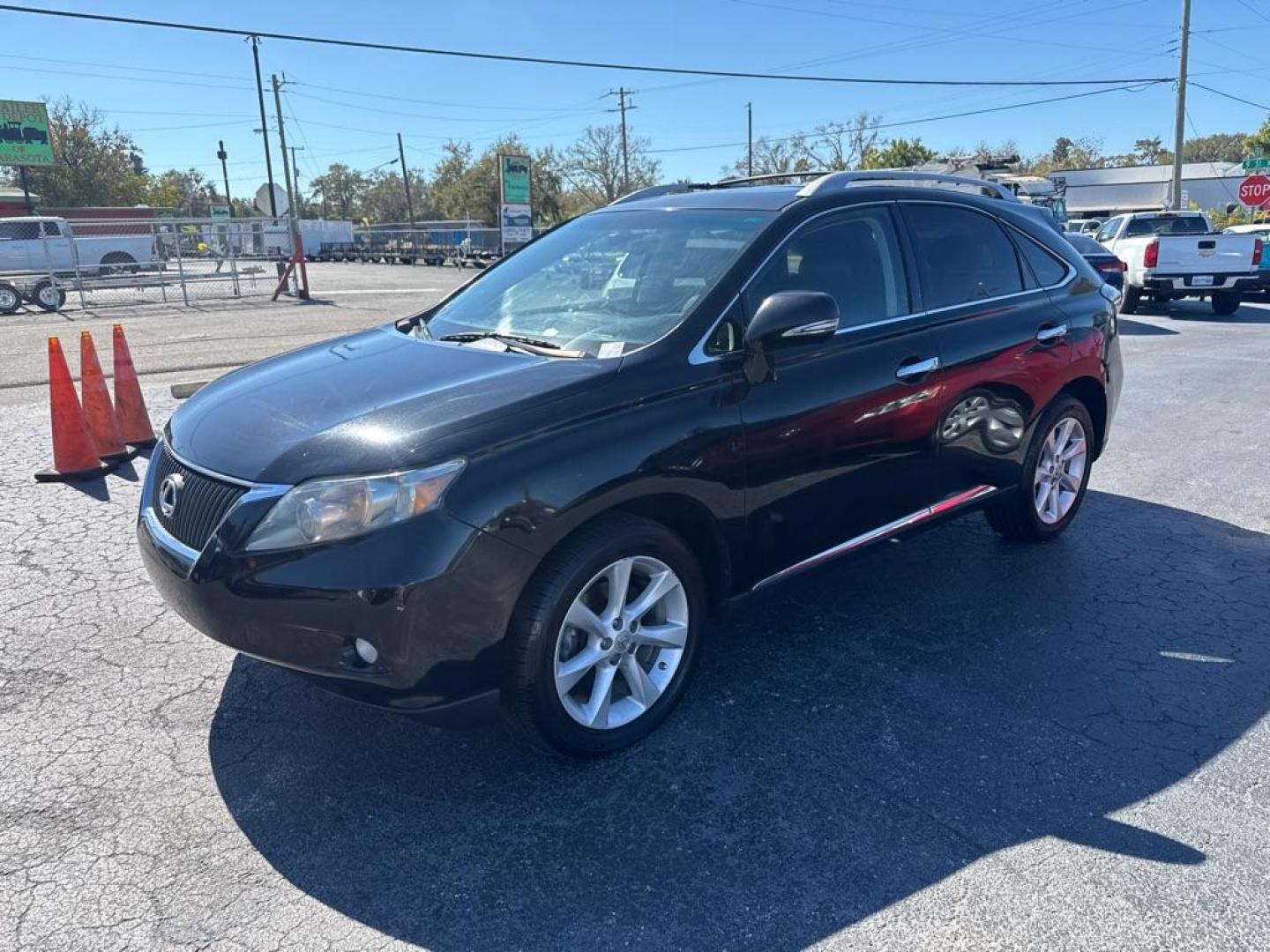 2011 BLACK LEXUS RX 350 (2T2ZK1BA4BC) with an 3.5L engine, Automatic transmission, located at 2929 9th St. West, Bradenton, 34205, (941) 242-2810, 27.473591, -82.570679 - Photo#3