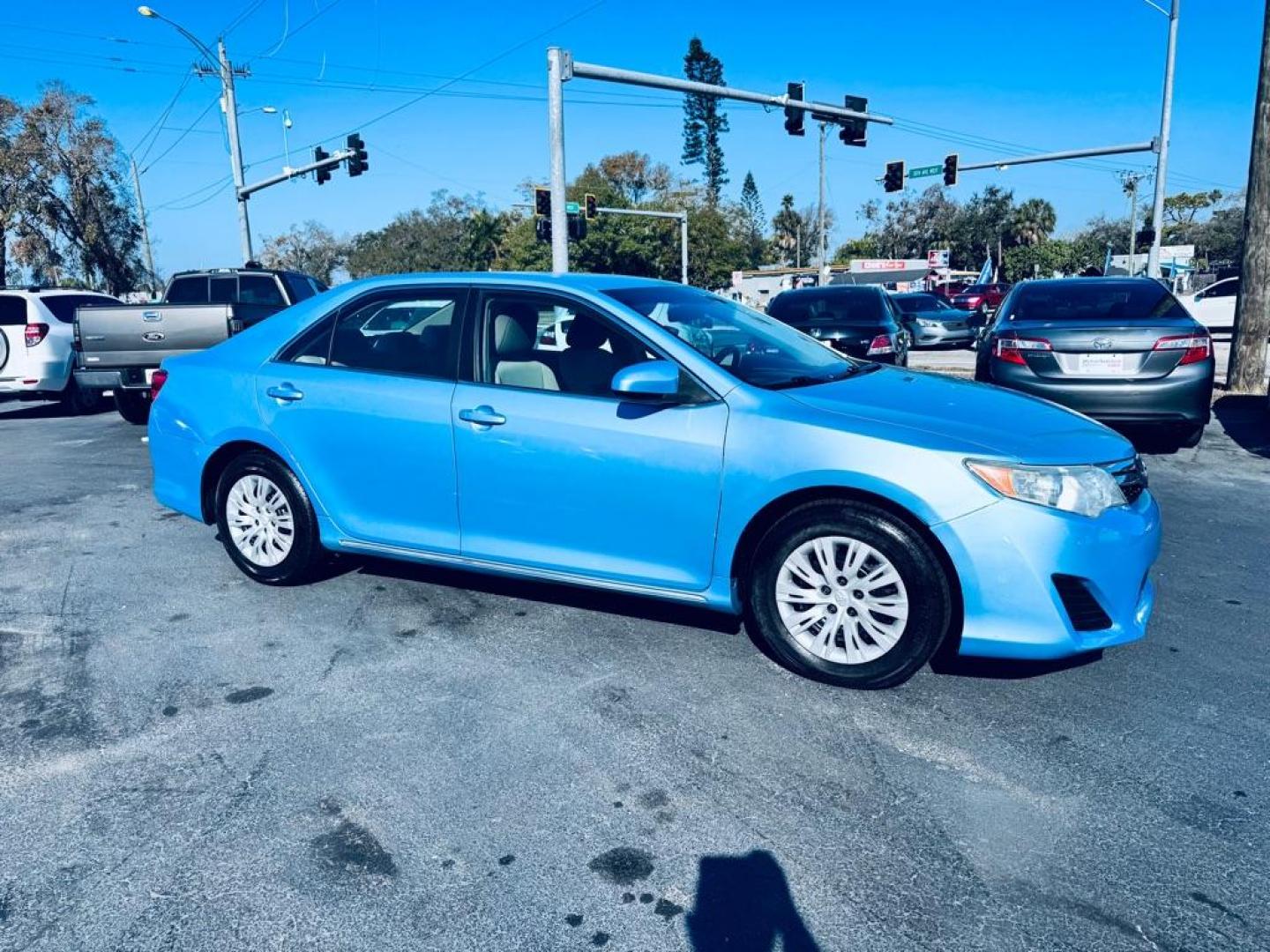 2013 BLUE TOYOTA CAMRY LE (4T4BF1FK4DR) with an 2.5L engine, Automatic transmission, located at 2929 9th St. West, Bradenton, 34205, (941) 242-2810, 27.473591, -82.570679 - Thanks for inquring into DriveNation USA! All vehicles listed can be viewed at www.drivenationusa.com for vehicle history reports and additonal info. We cannot quote any terms such as down payments or monthly payments without an application. You can apply directly at www.drivenationusa.com or by con - Photo#0