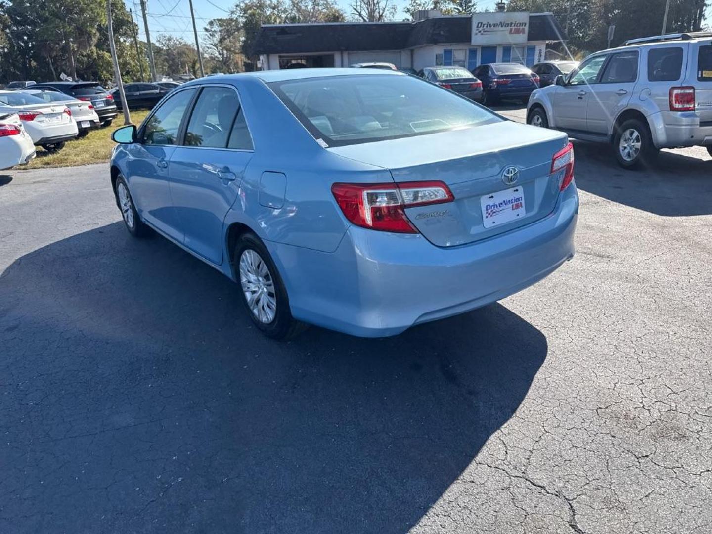 2013 BLUE TOYOTA CAMRY LE (4T4BF1FK4DR) with an 2.5L engine, Automatic transmission, located at 2929 9th St. West, Bradenton, 34205, (941) 242-2810, 27.473591, -82.570679 - Thanks for inquring into DriveNation USA! All vehicles listed can be viewed at www.drivenationusa.com for vehicle history reports and additonal info. We cannot quote any terms such as down payments or monthly payments without an application. You can apply directly at www.drivenationusa.com or by con - Photo#5