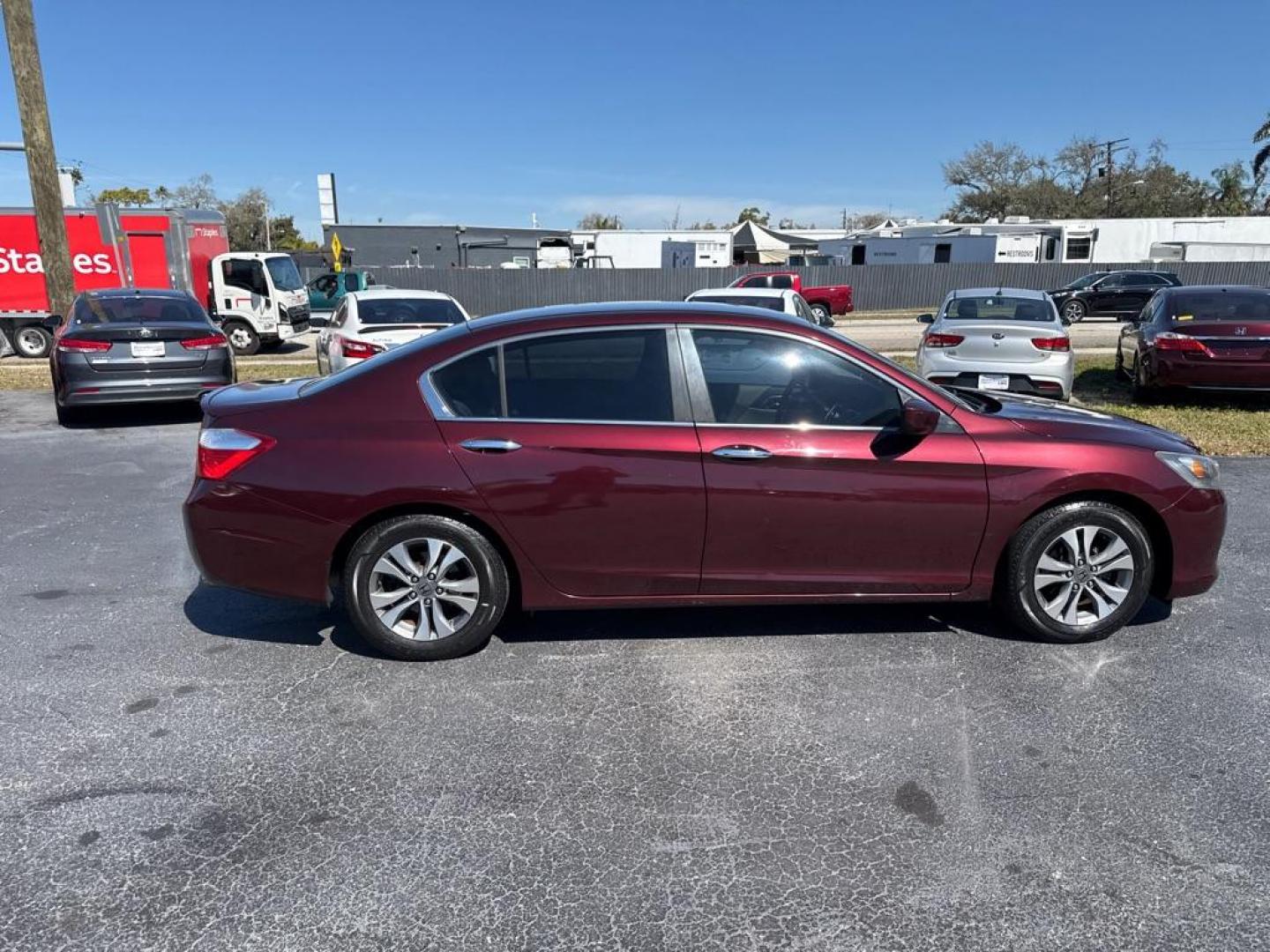 2014 RED HONDA ACCORD LX (1HGCR2F35EA) with an 2.4L engine, Continuously Variable transmission, located at 2929 9th St. West, Bradenton, 34205, (941) 242-2810, 27.473591, -82.570679 - Thanks for inquring into DriveNation USA! All vehicles listed can be viewed at www.drivenationusa.com for vehicle history reports and additonal info. We cannot quote any terms such as down payments or monthly payments without an application. You can apply directly at www.drivenationusa.com or by con - Photo#7