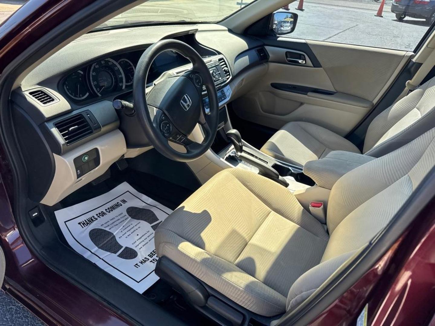 2014 RED HONDA ACCORD LX (1HGCR2F35EA) with an 2.4L engine, Continuously Variable transmission, located at 2929 9th St. West, Bradenton, 34205, (941) 242-2810, 27.473591, -82.570679 - Thanks for inquring into DriveNation USA! All vehicles listed can be viewed at www.drivenationusa.com for vehicle history reports and additonal info. We cannot quote any terms such as down payments or monthly payments without an application. You can apply directly at www.drivenationusa.com or by con - Photo#8