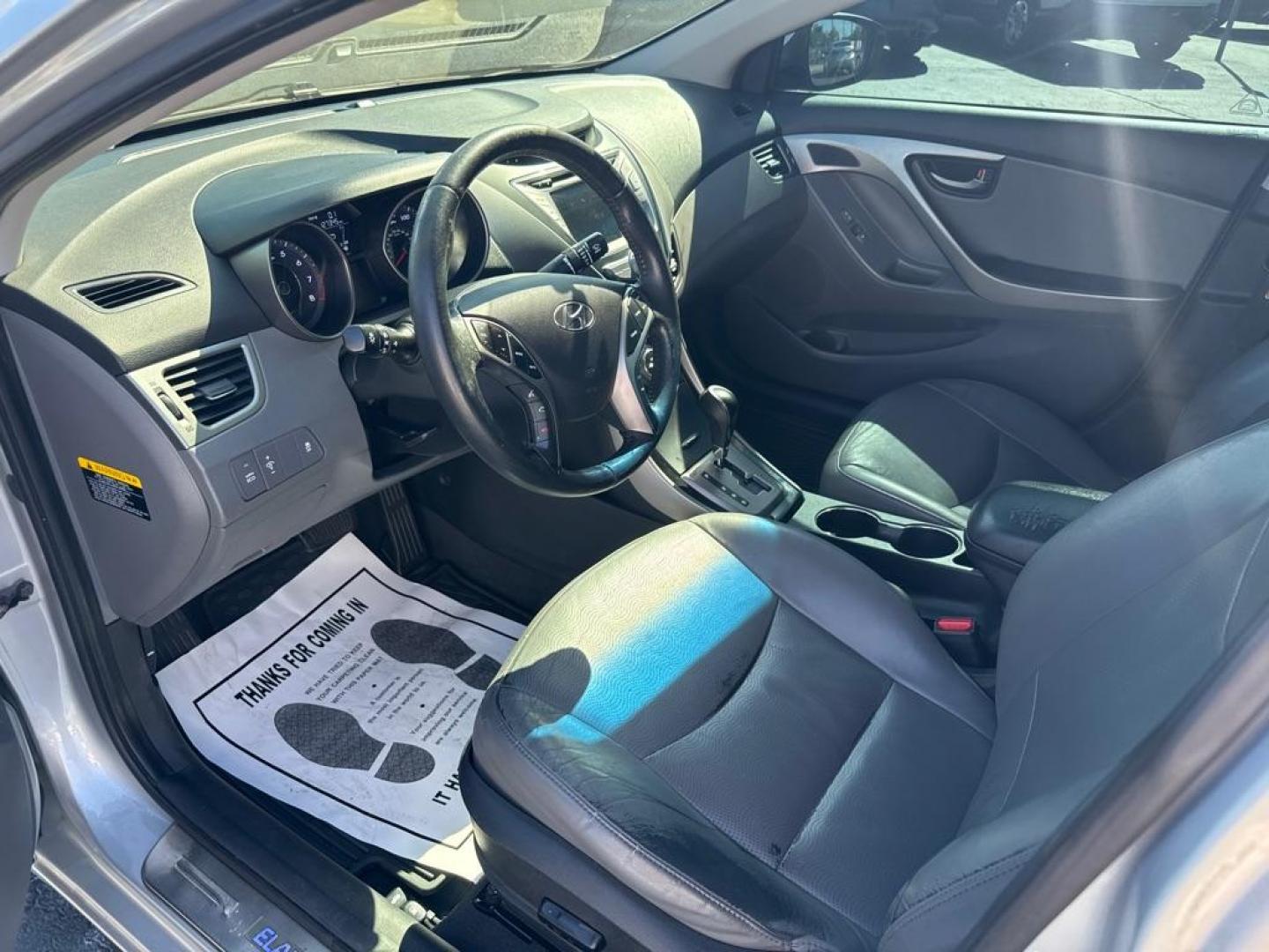 2013 SILVER HYUNDAI ELANTRA GLS (5NPDH4AE8DH) with an 1.8L engine, Automatic transmission, located at 2929 9th St. West, Bradenton, 34205, (941) 242-2810, 27.473591, -82.570679 - Photo#10