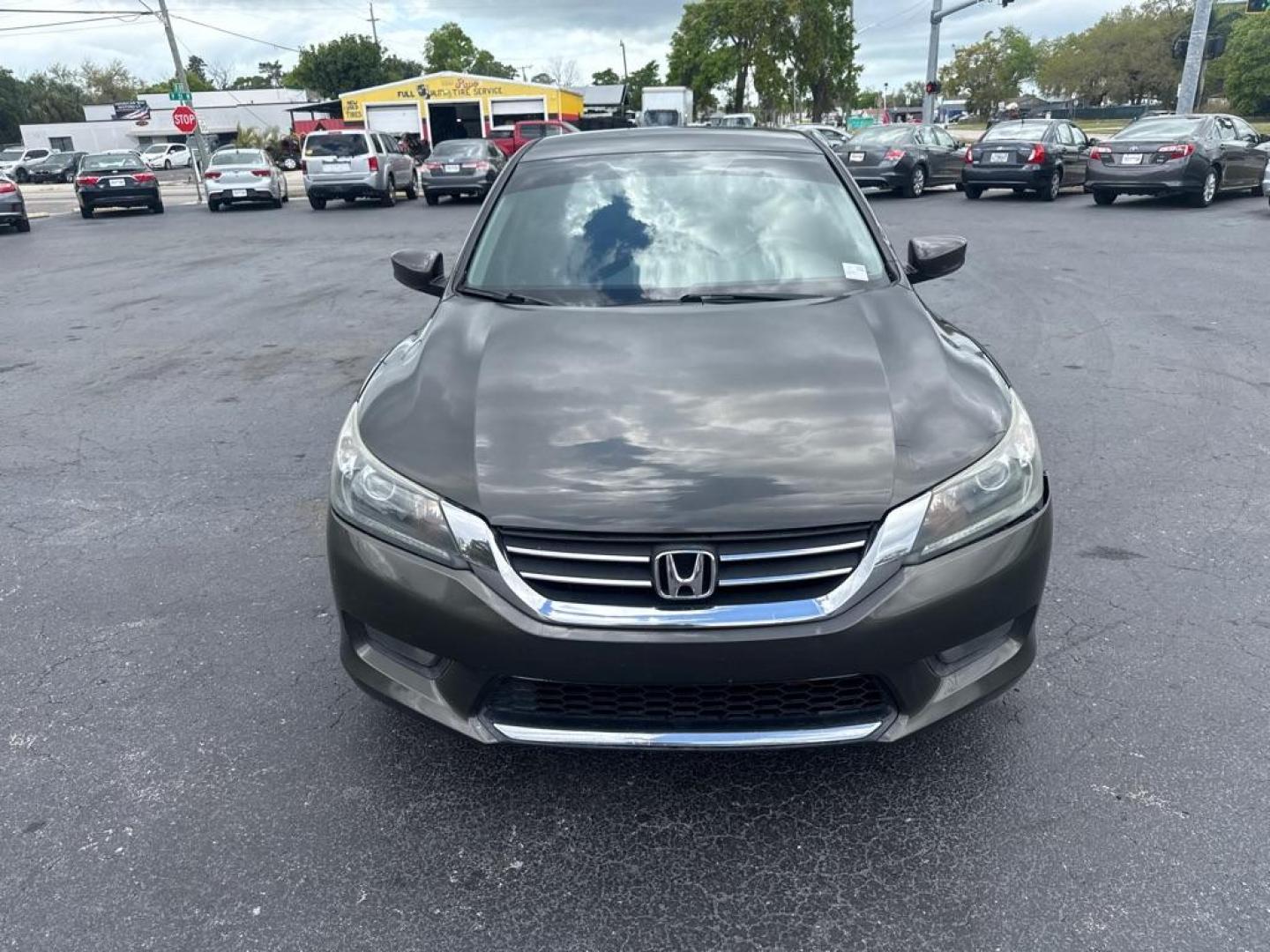 2014 BLACK HONDA ACCORD SPORT (1HGCR2F59EA) with an 2.4L engine, Continuously Variable transmission, located at 2929 9th St. West, Bradenton, 34205, (941) 242-2810, 27.473591, -82.570679 - Photo#2